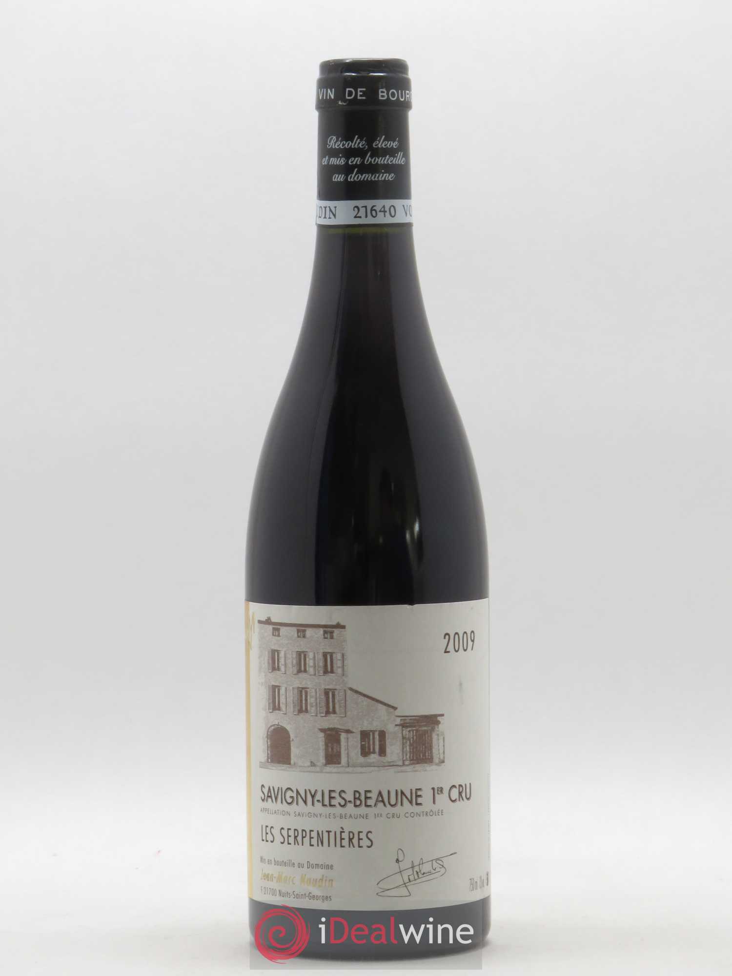 Savigny-lès-Beaune 1er Cru Les Serpentieres Domaine Jean Marie Naudin 2009 - Posten von 1 Flasche - 0
