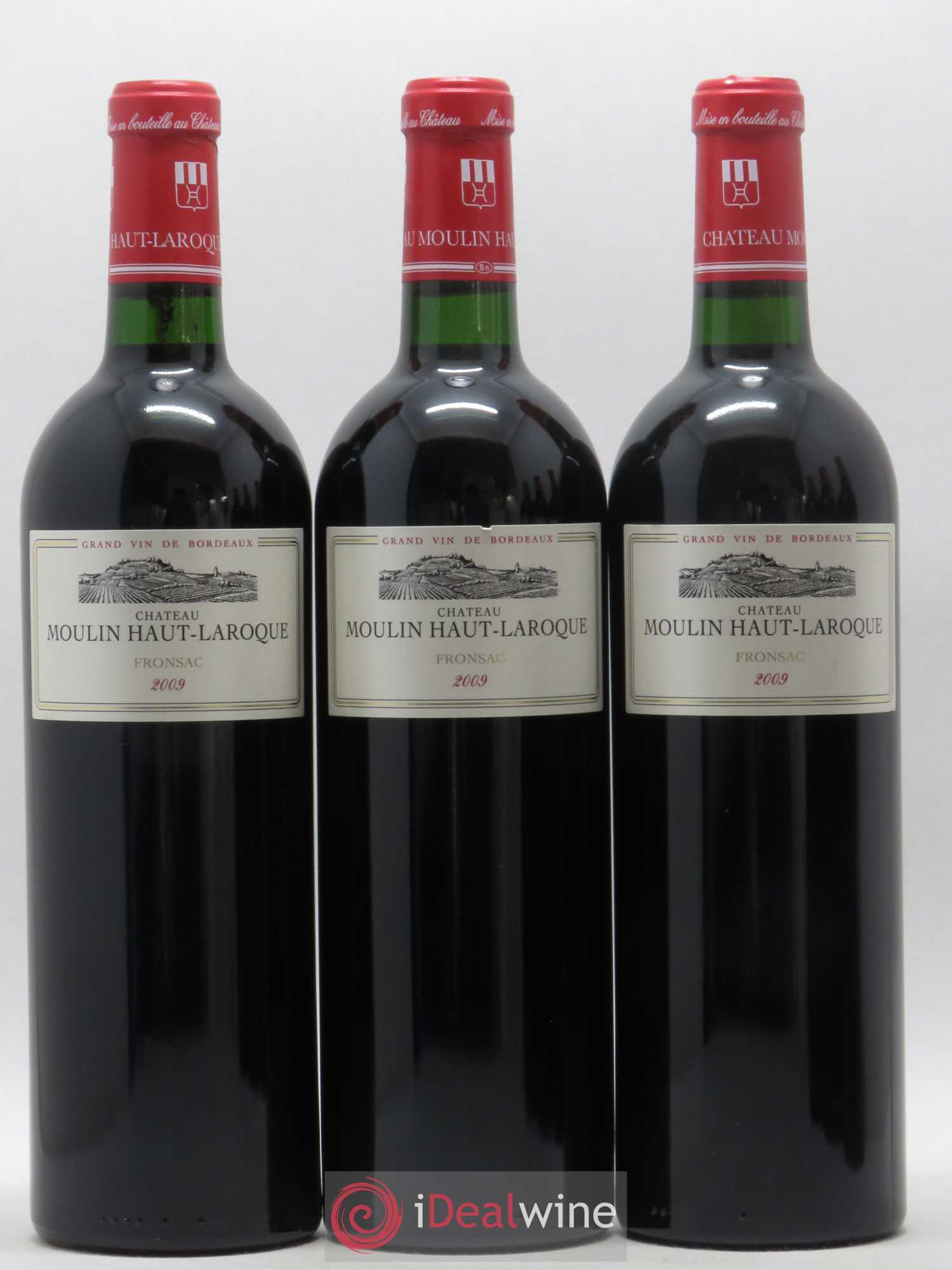 Fronsac Château Moulin Haut Laroque 2009 - Posten von 6 Flaschen - 2