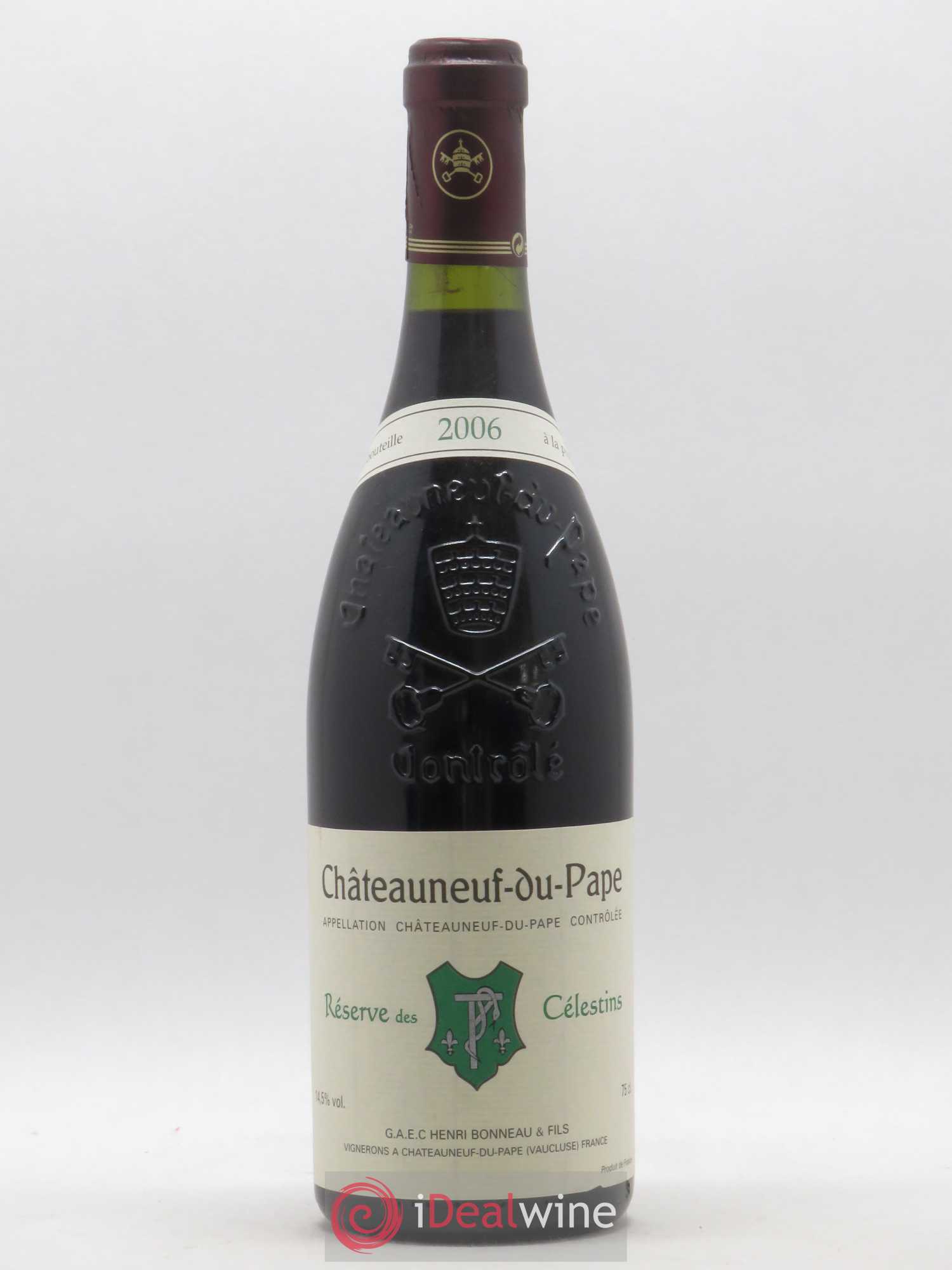 Châteauneuf-du-Pape Réserve des Célestins Henri Bonneau & Fils 2006 - Lot de 1 bouteille - 0