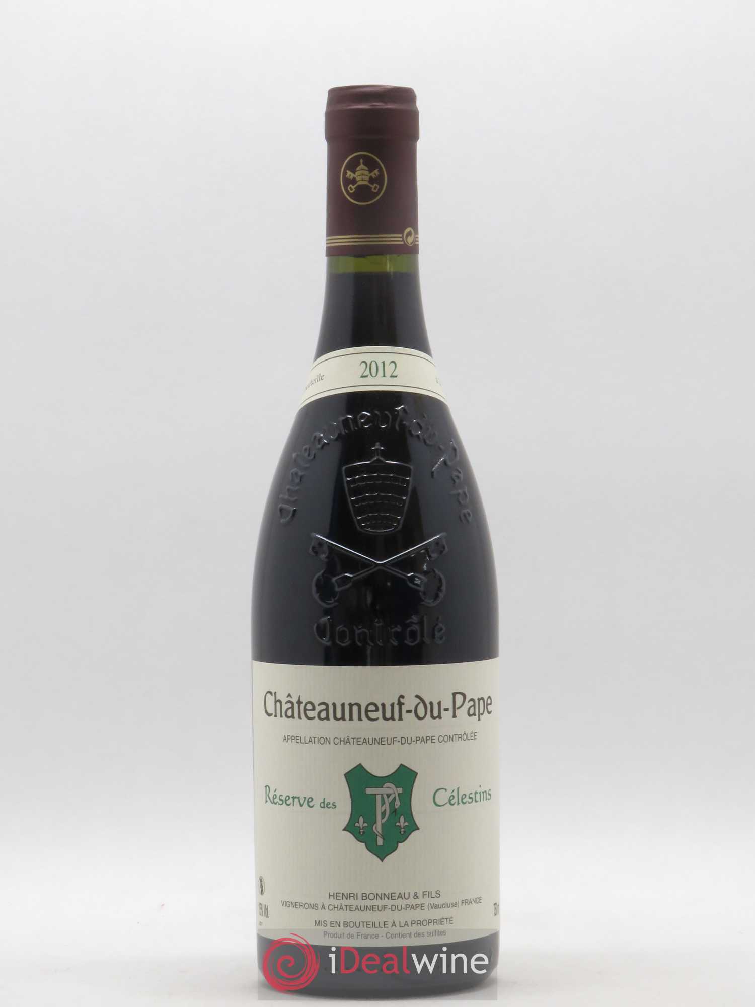 Châteauneuf-du-Pape Réserve des Célestins Henri Bonneau & Fils 2012 - Lot de 1 bouteille - 0