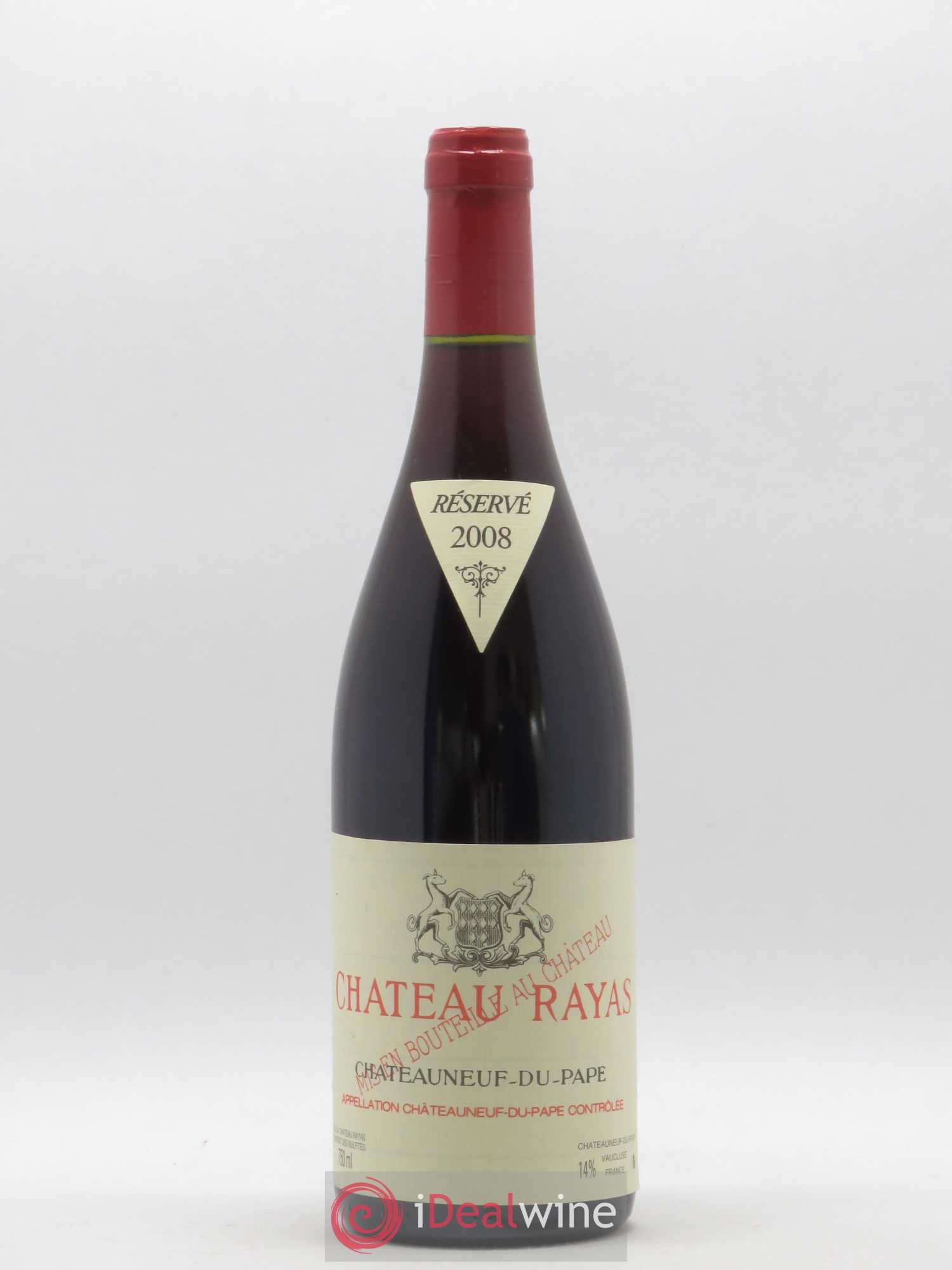 Châteauneuf-du-Pape Château Rayas Emmanuel Reynaud 2008 - Lot de 1 bouteille - 0