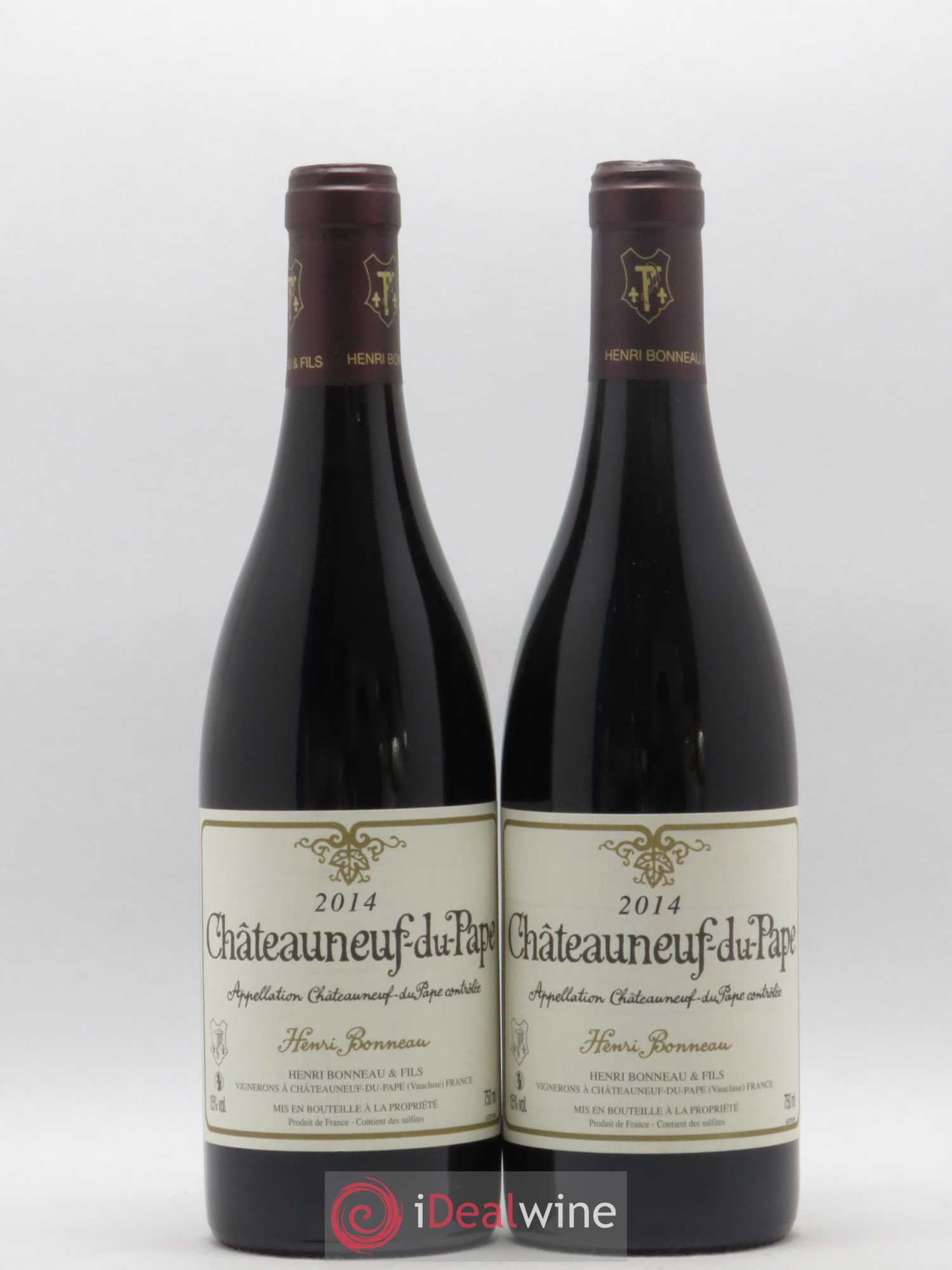 Châteauneuf-du-Pape Henri Bonneau Henri Bonneau & Fils 2014 - Lot de 2 bouteilles - 0