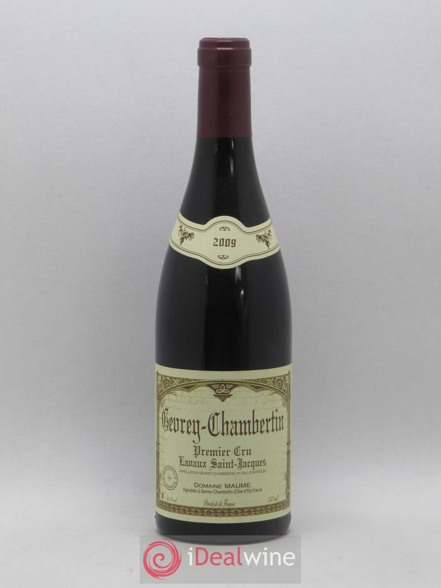 Gevrey-Chambertin 1er Cru Lavaux Saint Jacques Maume (Domaine) 2009 - Lot de 1 bouteille - 0