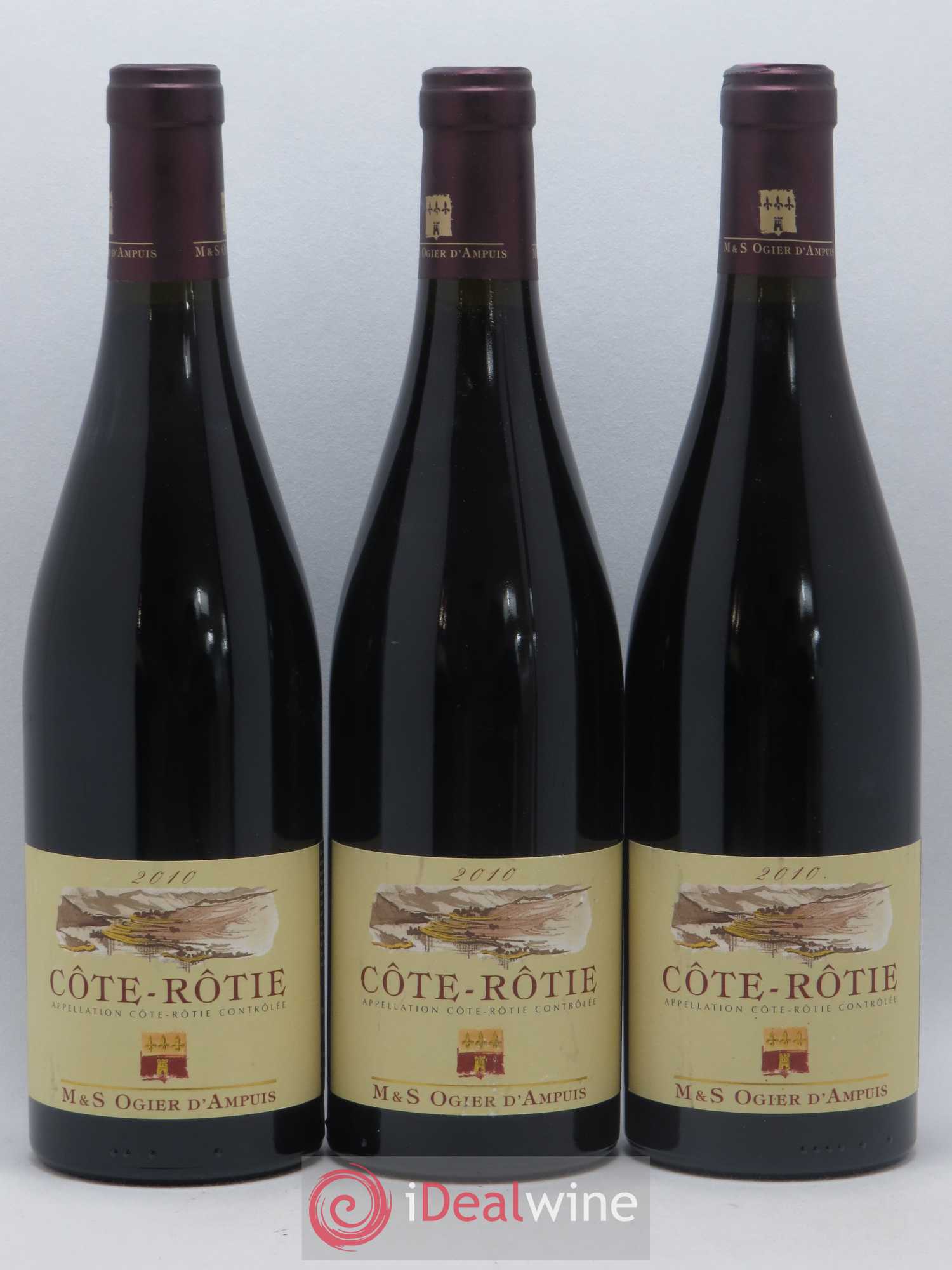 Côte-Rôtie Stéphane Ogier 2010 - Lot de 3 bouteilles - 0