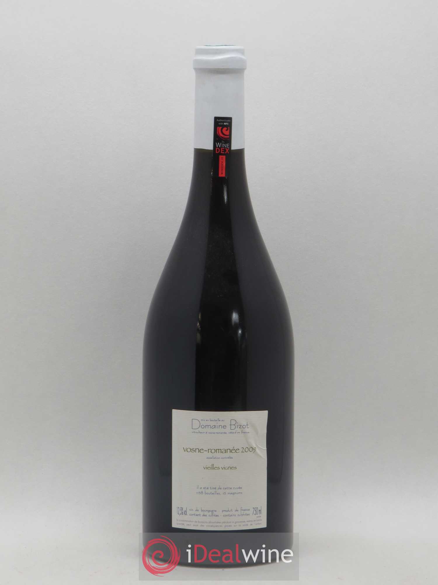 Vosne-Romanée Vieilles Vignes Bizot (Domaine) 2009 - Lot de 1 bouteille - 1