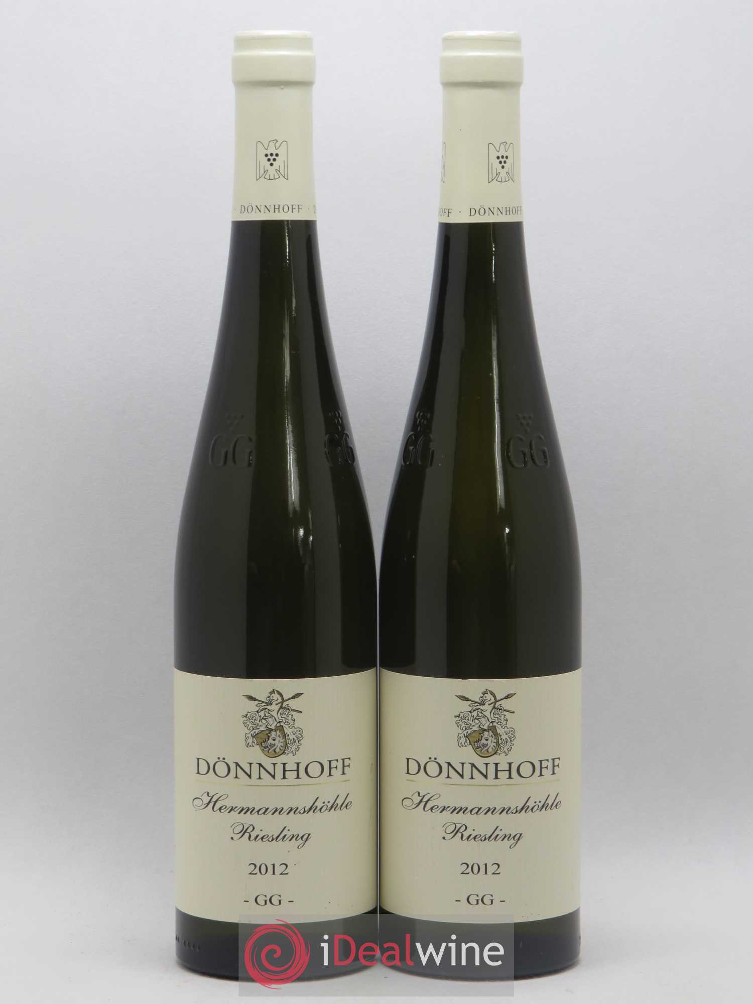 Allemagne Nahe Riesling Trocken Donnhof Niederhauser Hermannshohle 2012 - Posten von 2 Flaschen - 0