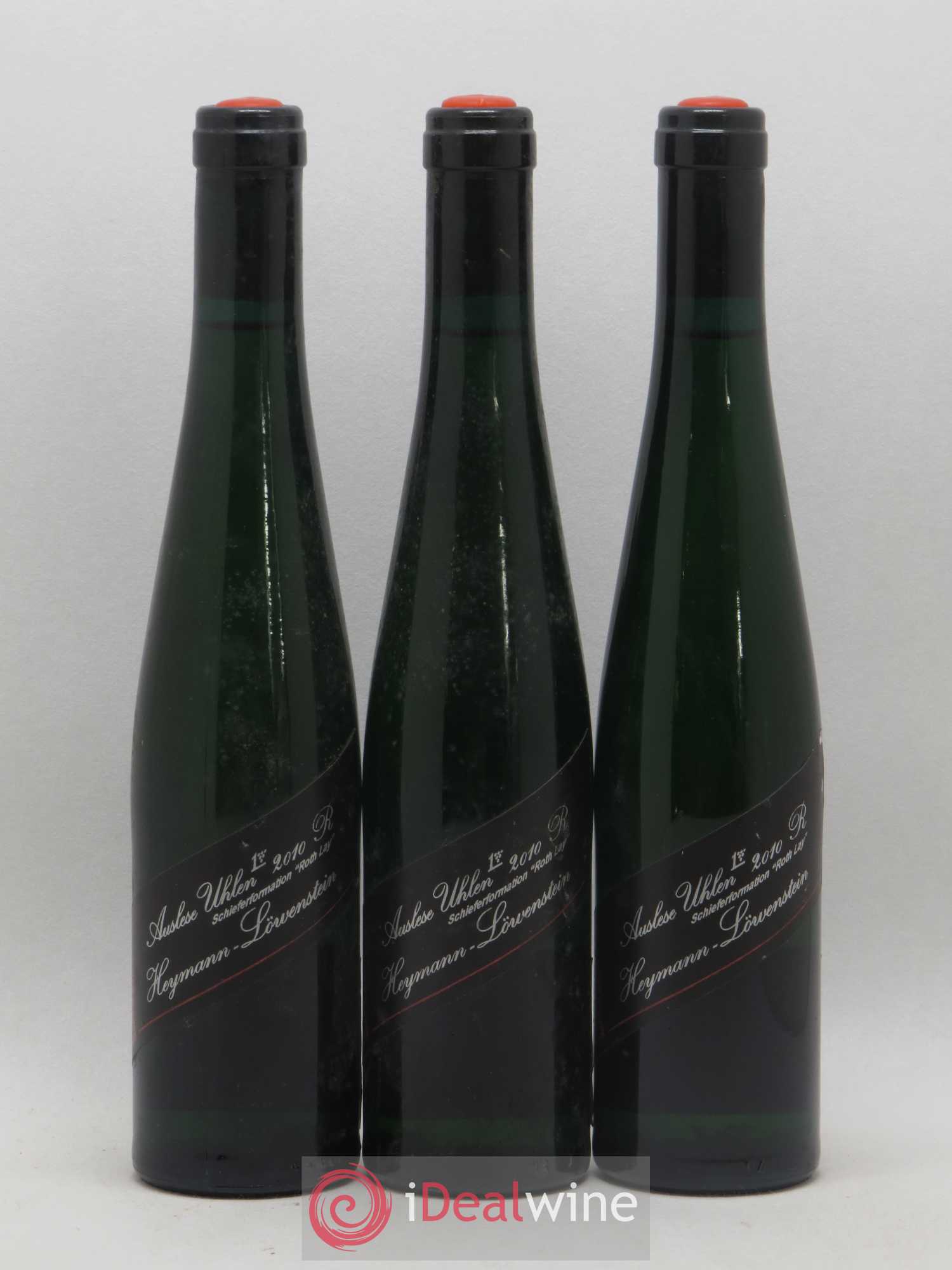 Riesling Auslese Uhlen Schieferformation Roth Lay Weingut Heymann-Lowenstein 2010 - Posten von 3 Demi-Flaschen - 0