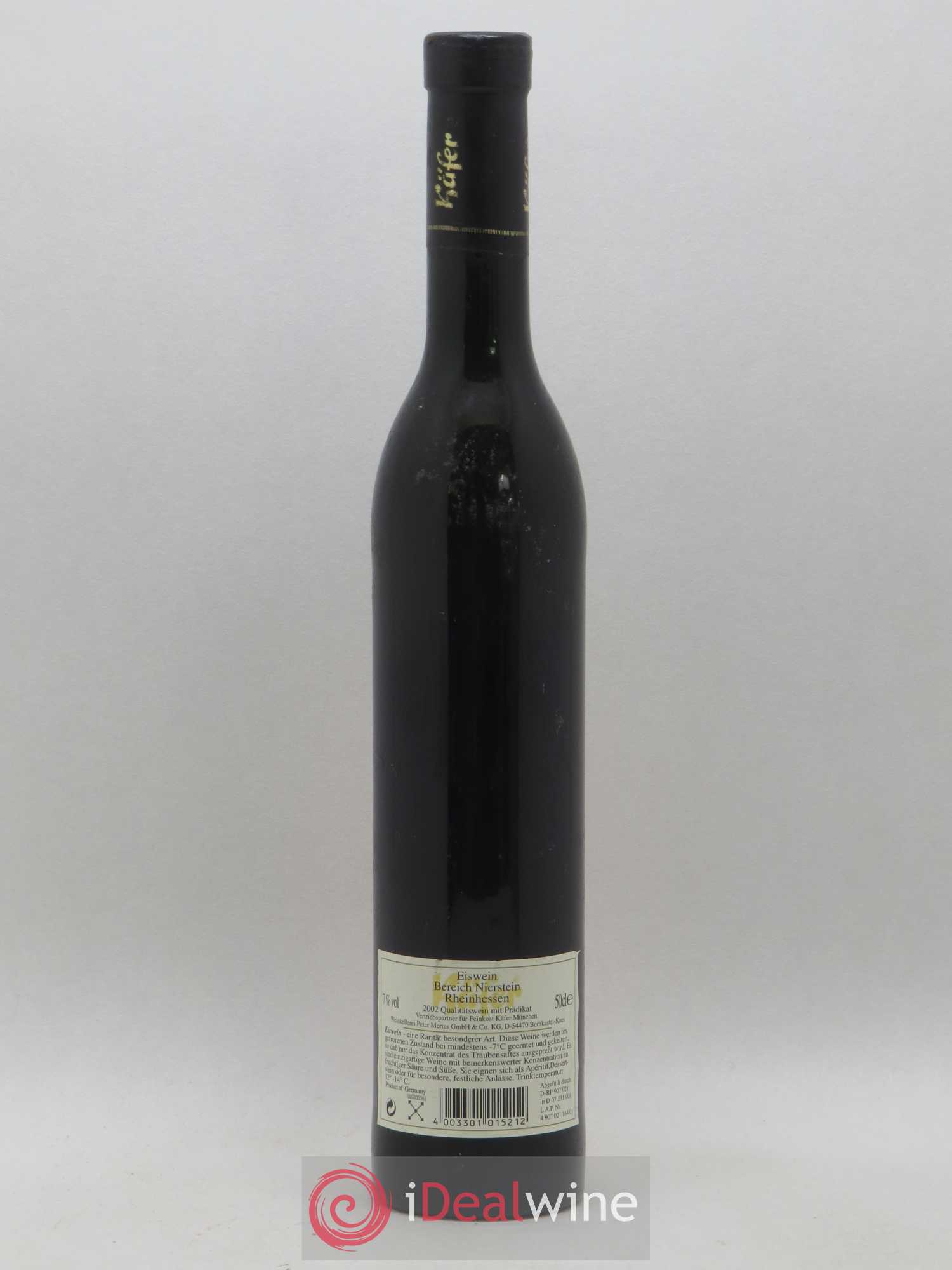Allemagne Mosel-Saar Weinkellerei Peter Mertes GMBH Eiswein Bereich Nierstein 50cl 2002 - Lot of 1 bottle - 1