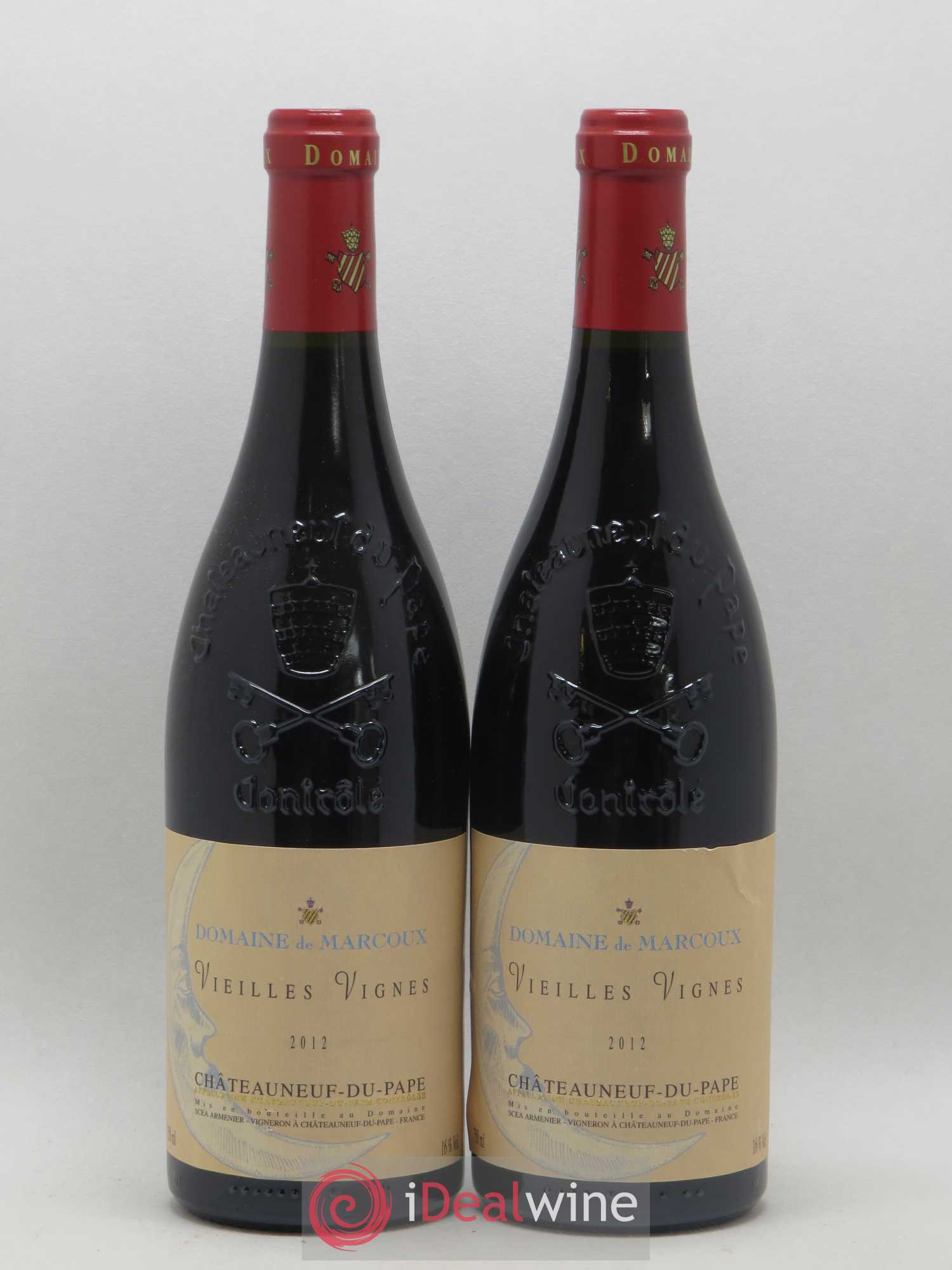 Châteauneuf-du-Pape Vieilles Vignes Marcoux (Domaine de) 2012 - Lot de 2 bouteilles - 0