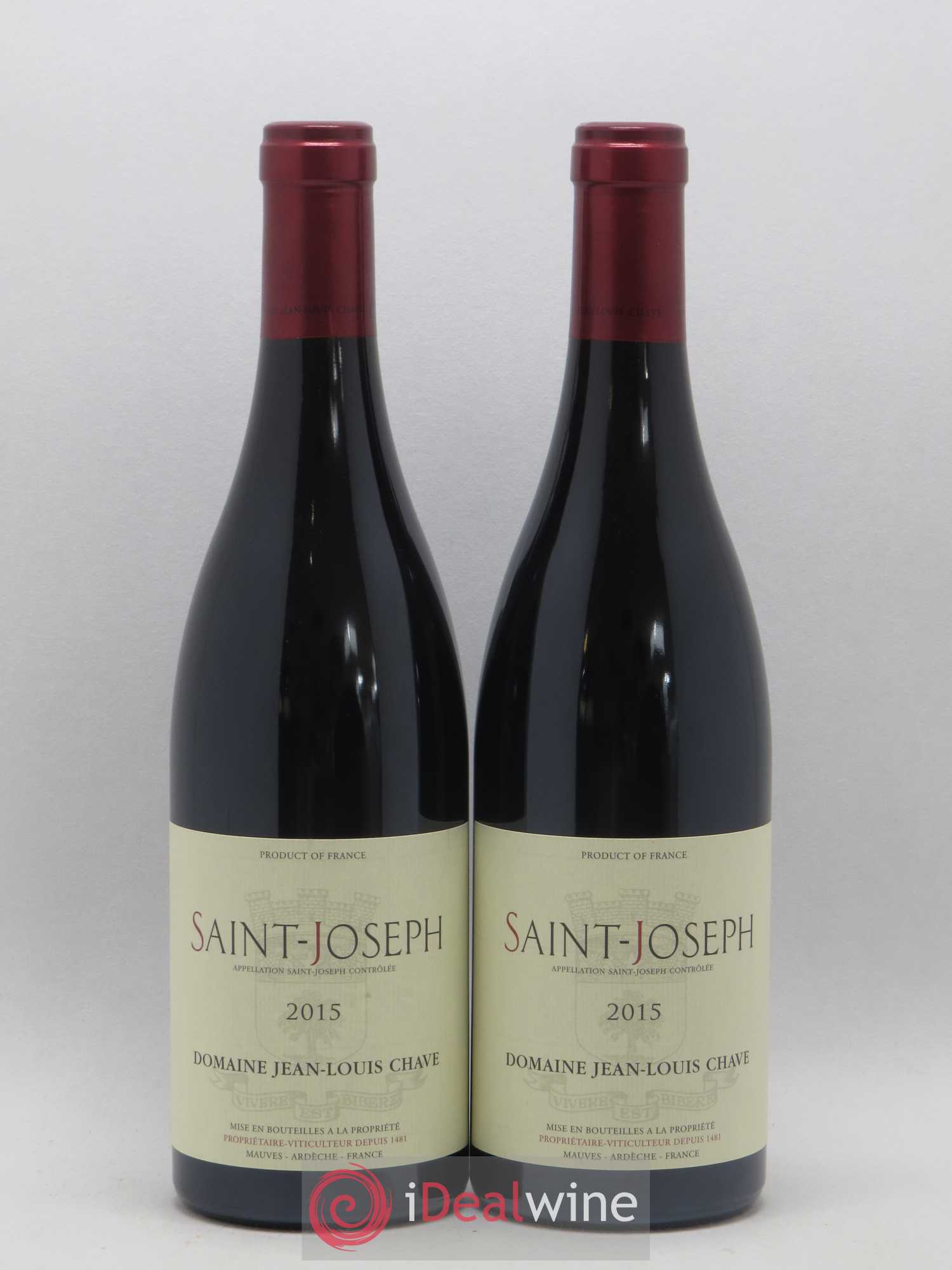 Saint-Joseph Jean-Louis Chave 2015 - Lot de 2 bouteilles - 0