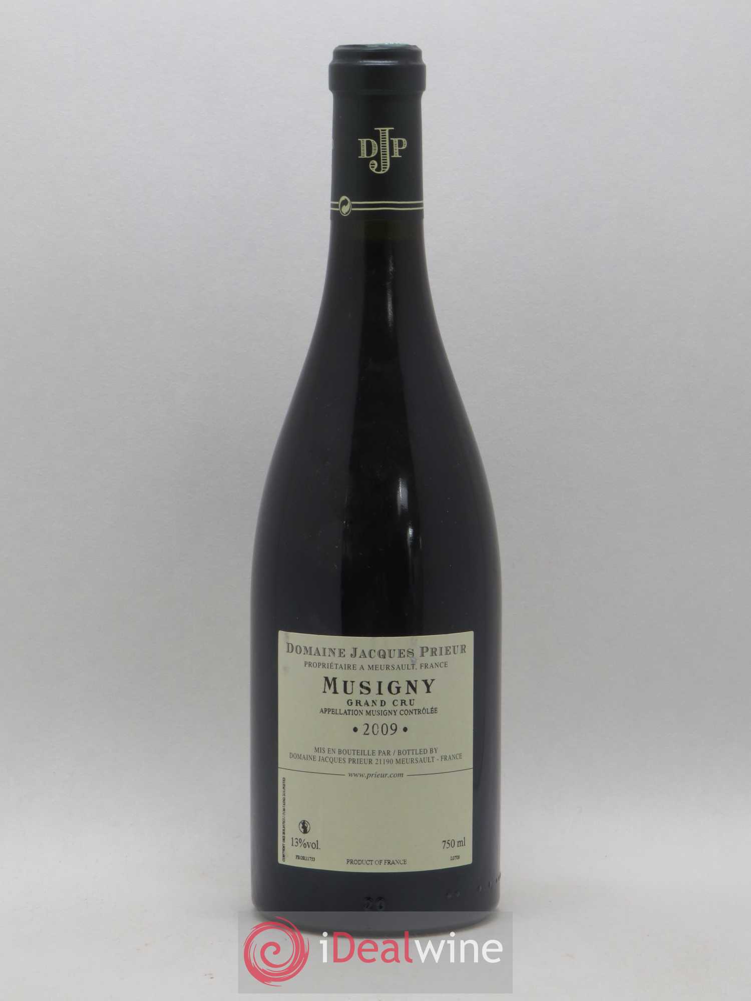 Musigny Grand Cru Jacques Prieur (Domaine) 2009 - Lot de 1 bouteille - 1