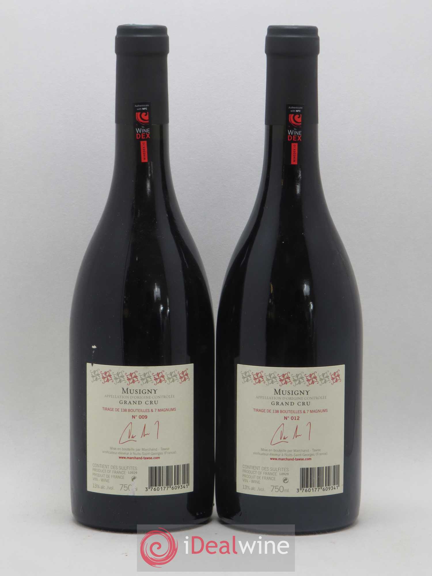 Musigny Grand Cru Pascal Marchand 2009 - Lot de 2 bouteilles - 1