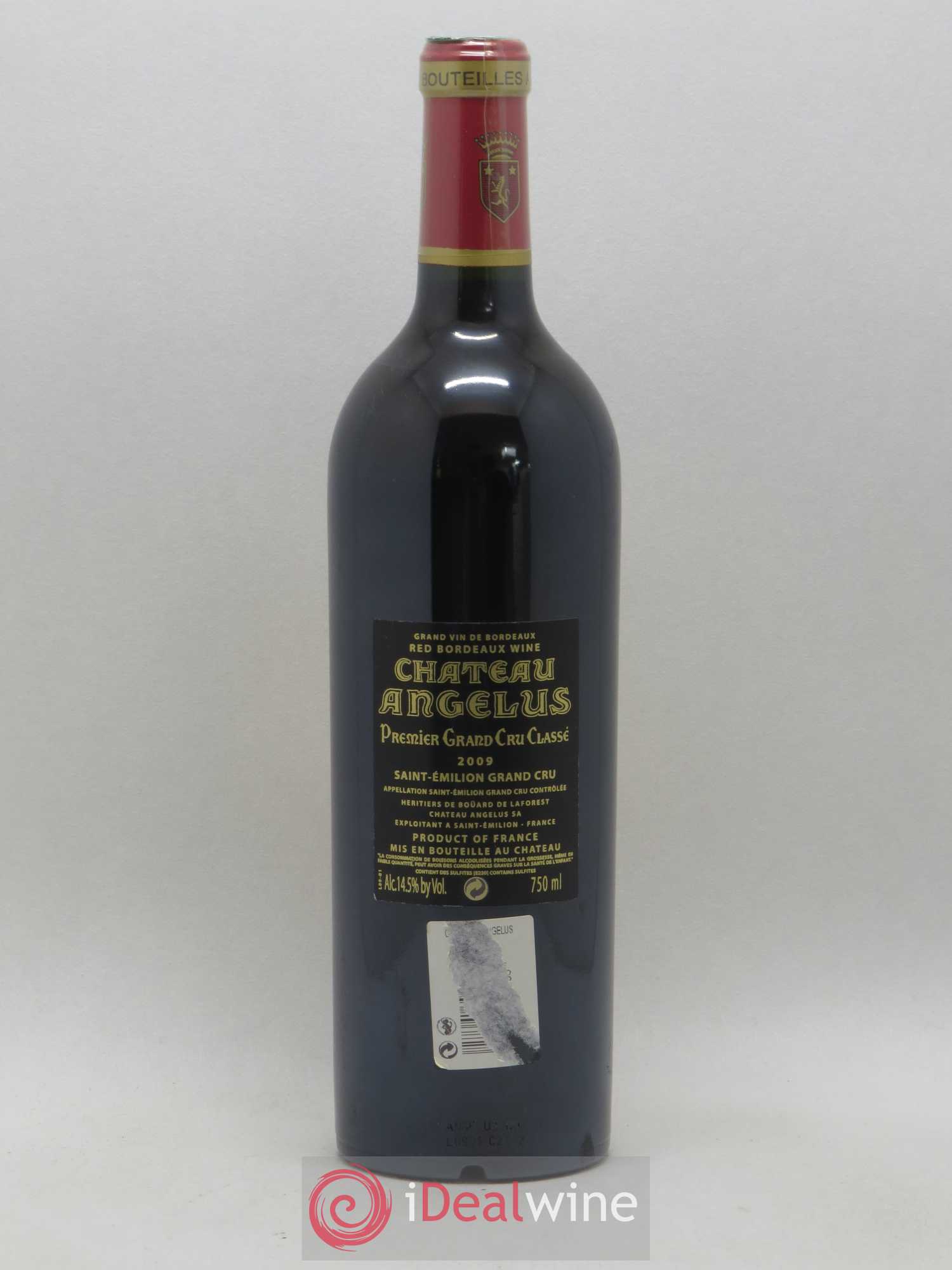 Château Angélus 1er Grand Cru Classé A 2009 - Lot de 1 bouteille - 1