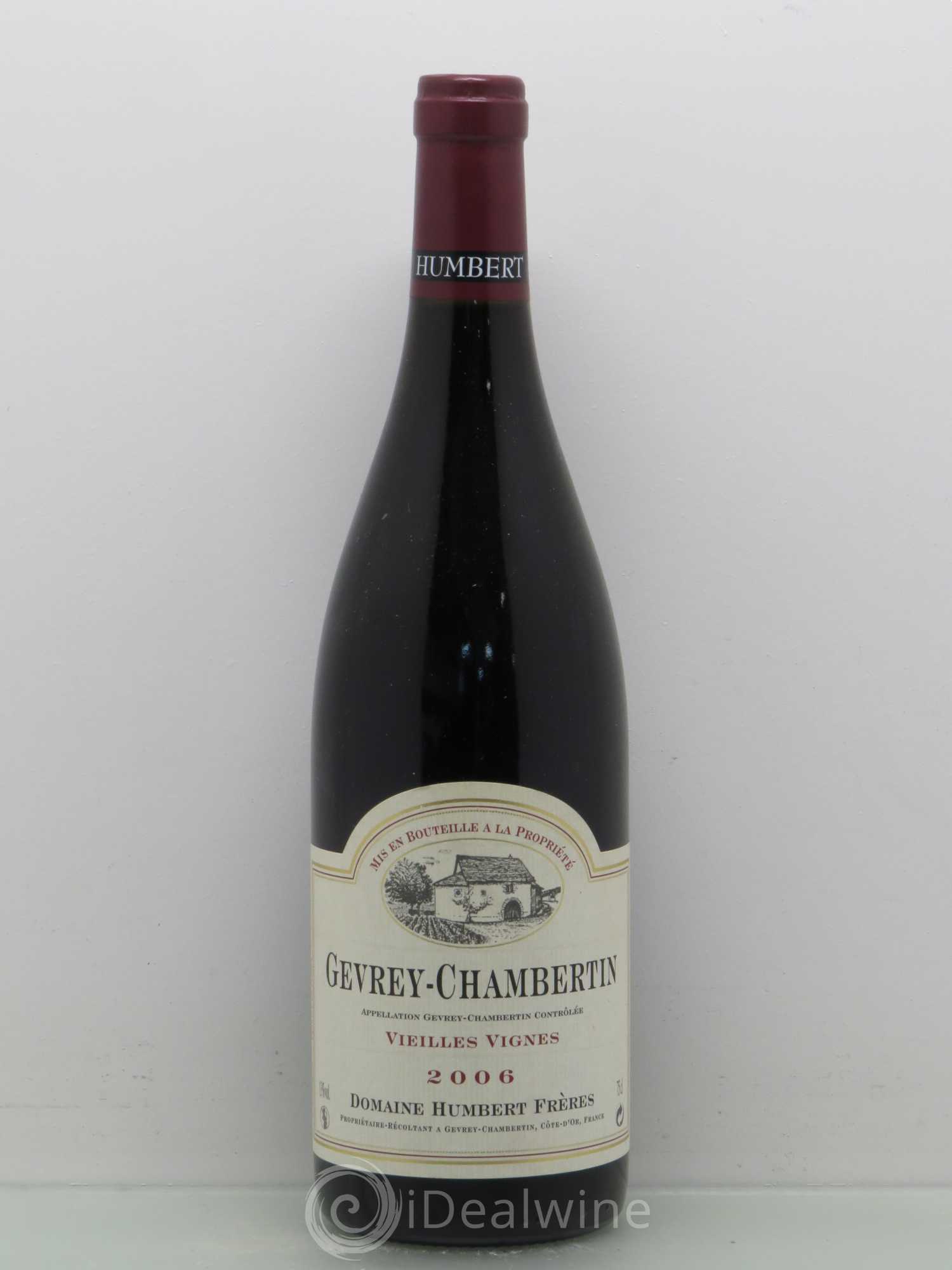 Gevrey-Chambertin Vieilles vignes Humbert (Domaine) 2006 - Lot de 1 bouteille - 0