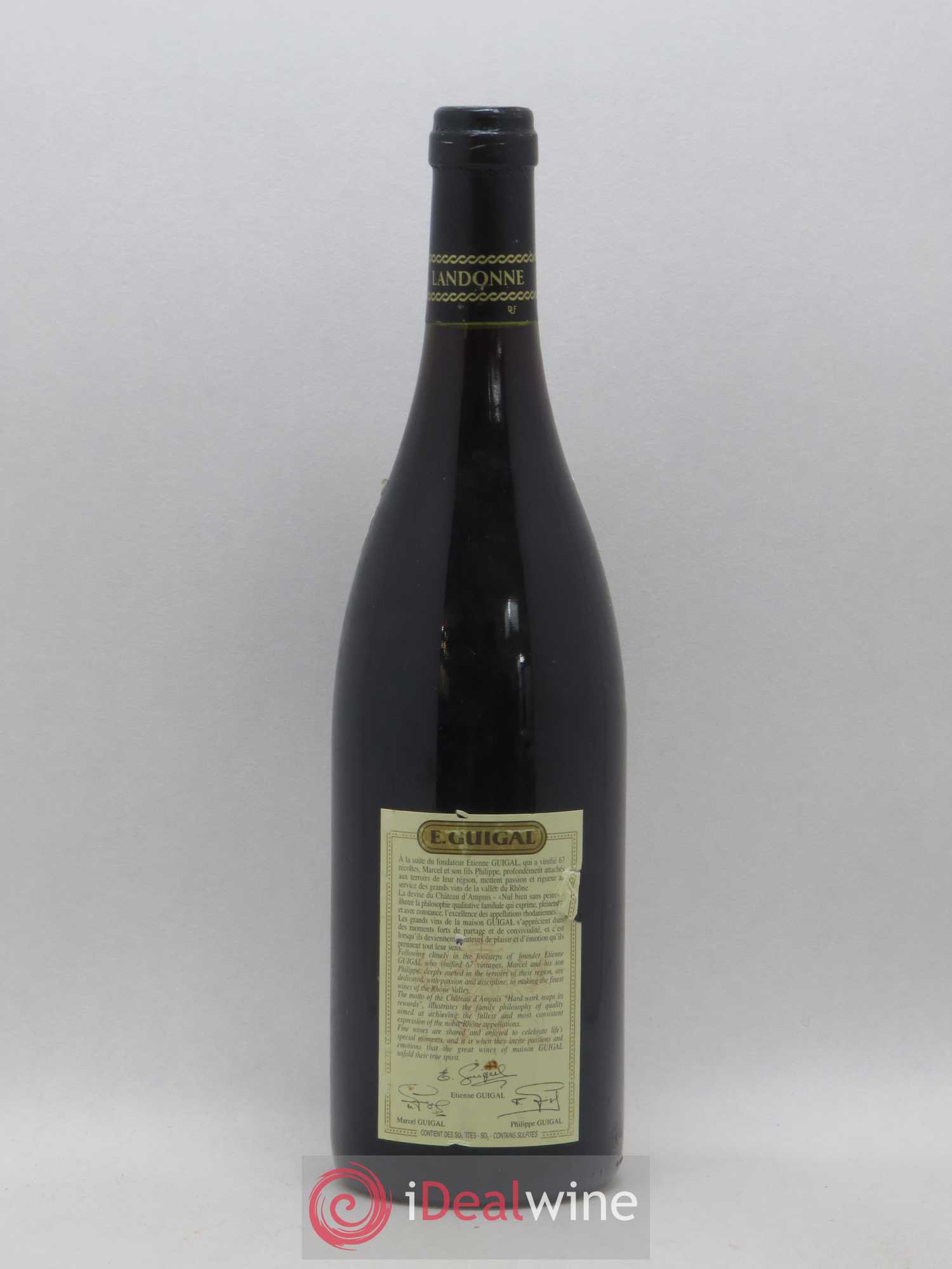 Côte-Rôtie La Landonne Guigal 2002 - Lot de 1 bouteille - 1