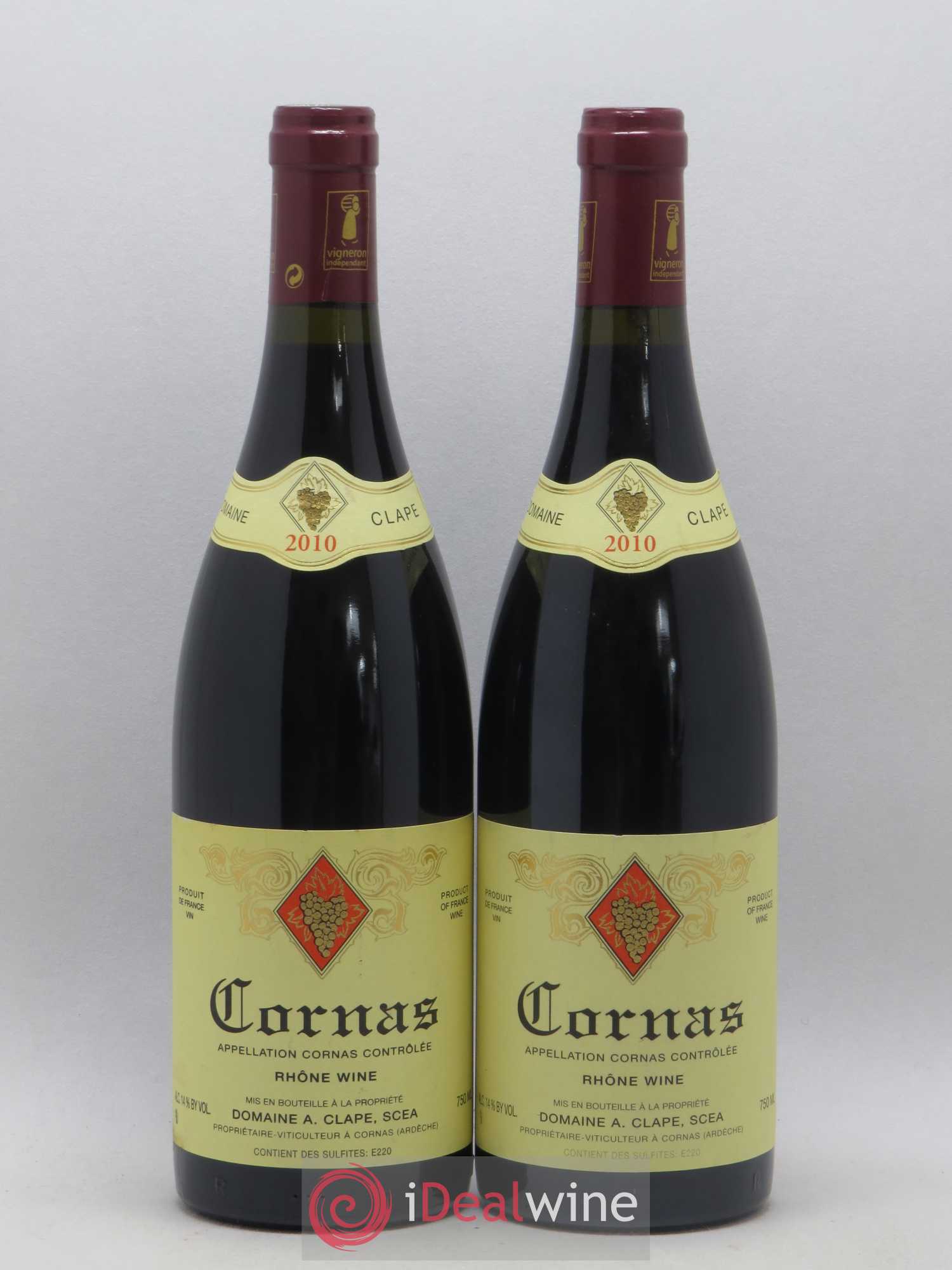 Cornas Auguste Clape 2010 - Lot de 2 bouteilles - 0