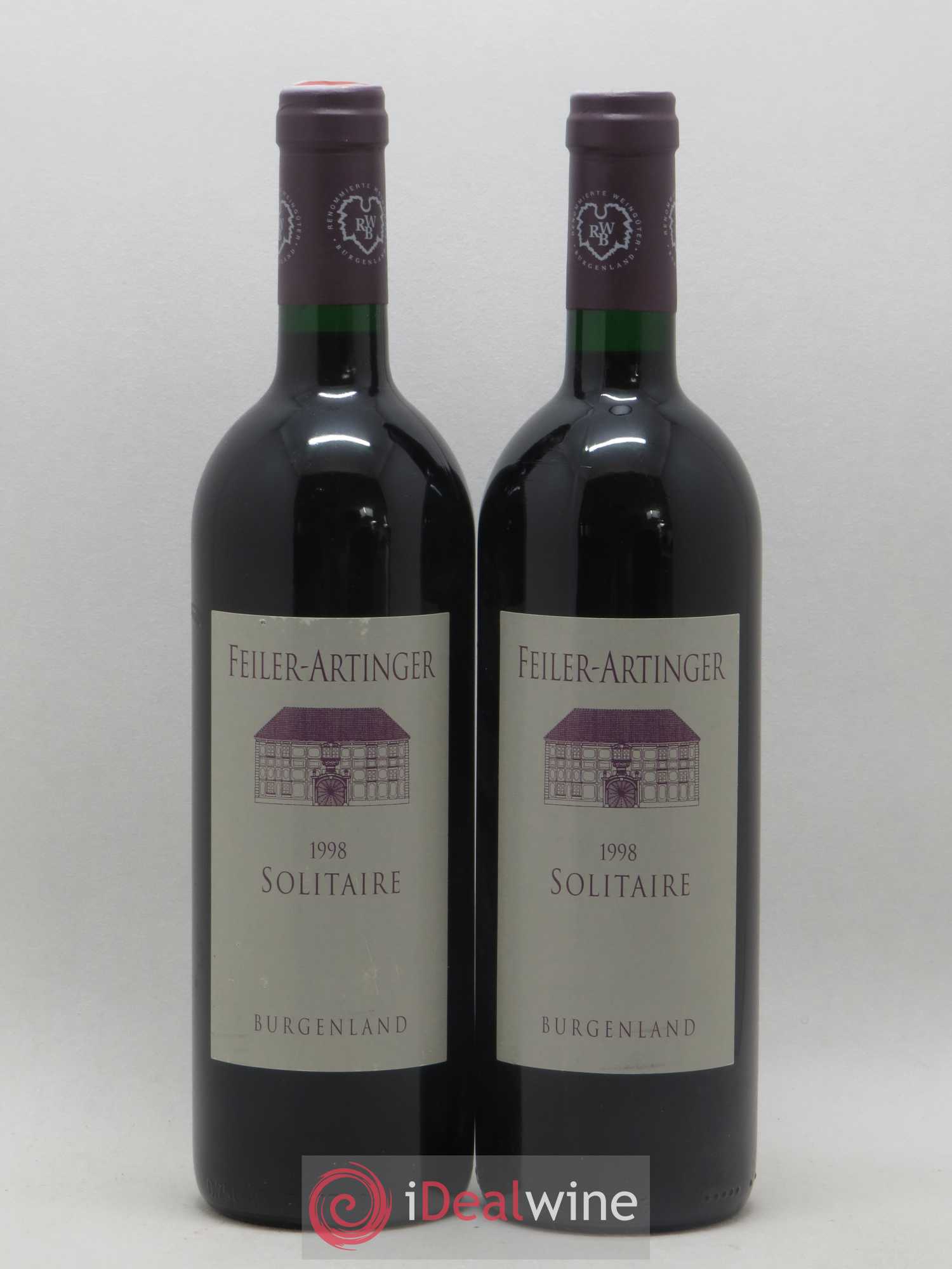 Autriche Weingut Feiler Artinger Solitaire 1998 - Posten von 2 Flaschen - 0