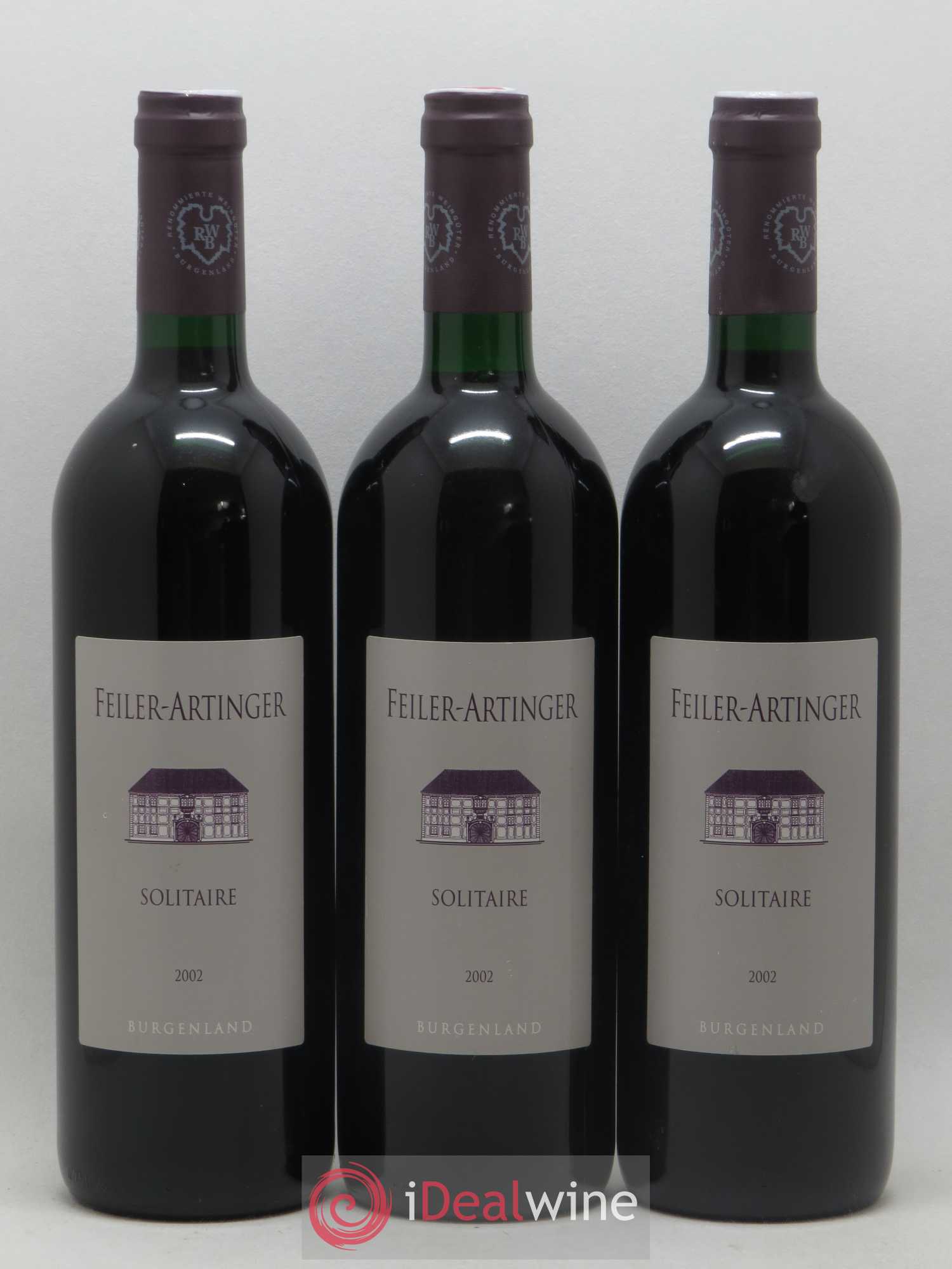 Autriche Weingut Feiler Artinger Solitaire 2002 - Posten von 3 Flaschen - 0