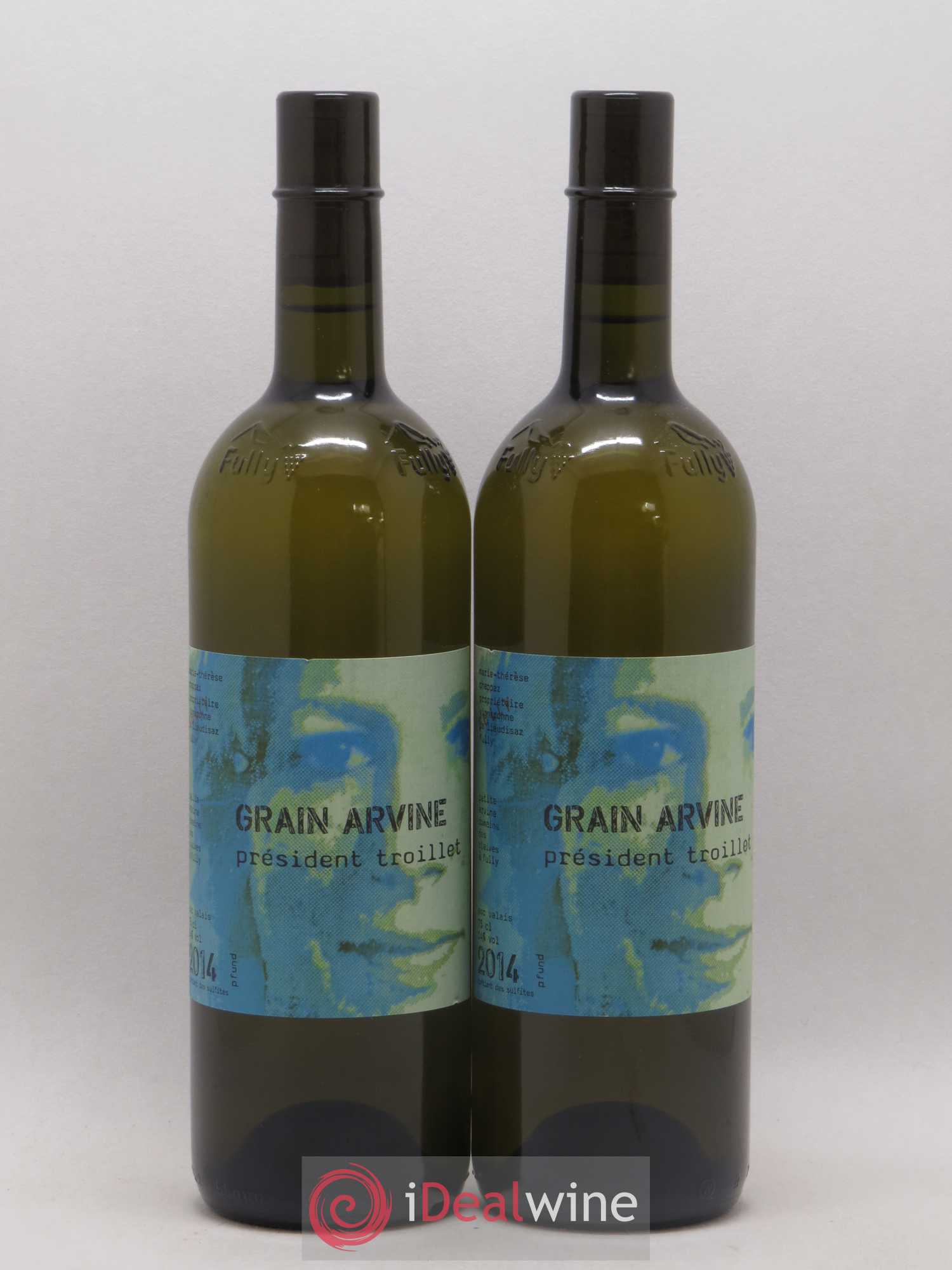 Valais Grain Arvine President Troillet Domaine Marie Therese Chappaz 2014 - Posten von 2 Flaschen - 0