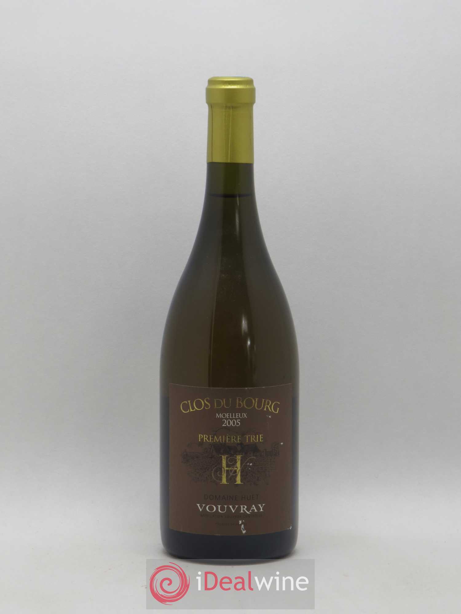 Vouvray Clos du Bourg Moelleux 1ère trie Domaine Huet 2005 - Lotto di 1 bottiglia - 0