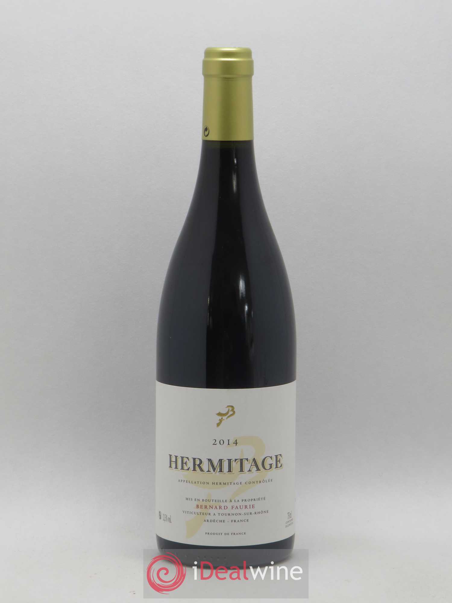 Hermitage Bessards Méal (capsule dorée) Bernard Faurie 2014 - Lot de 1 bouteille - 0