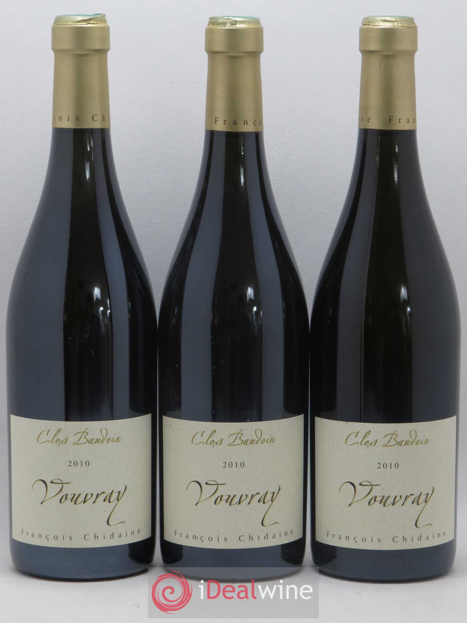 Vouvray Clos Baudoin François Chidaine 2010 - Lot de 3 bouteilles - 0