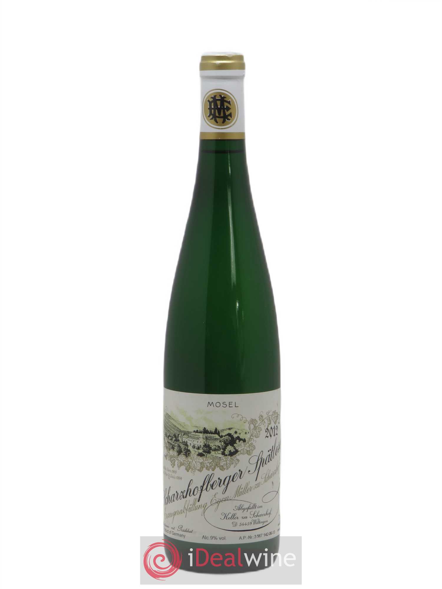 Riesling Scharzhofberger Auslese Egon Muller (senza prezzo di riserva) 2012 - Lotto di 1 bottiglia - 0