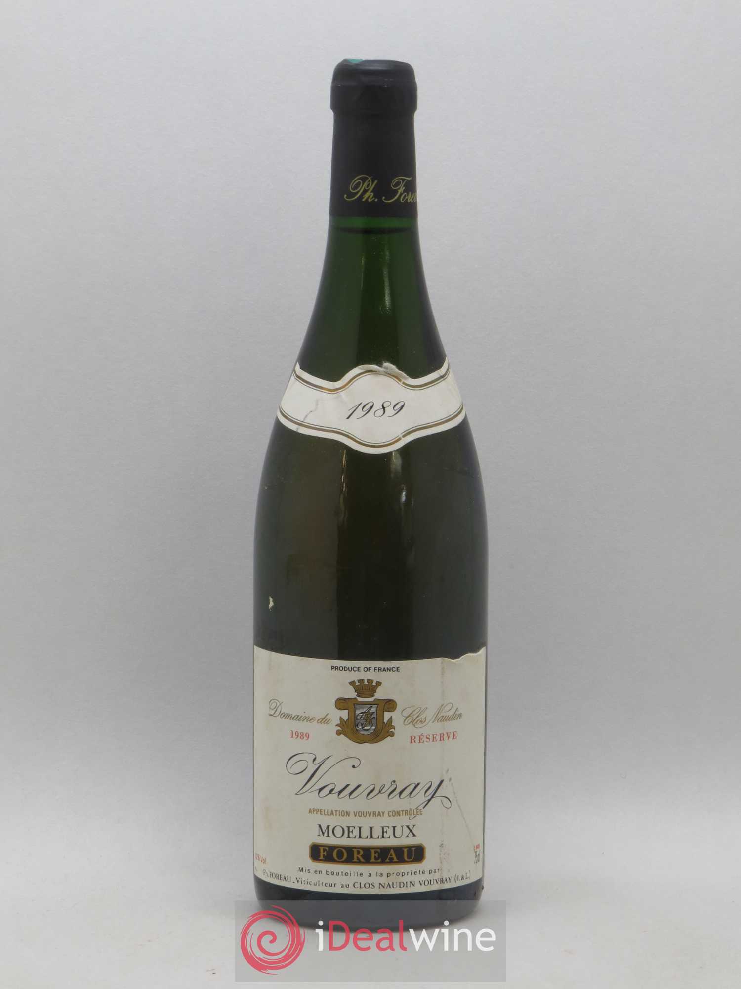 Vouvray Moelleux Réserve Clos Naudin - Philippe Foreau 1989 - Lotto di 1 bottiglia - 0