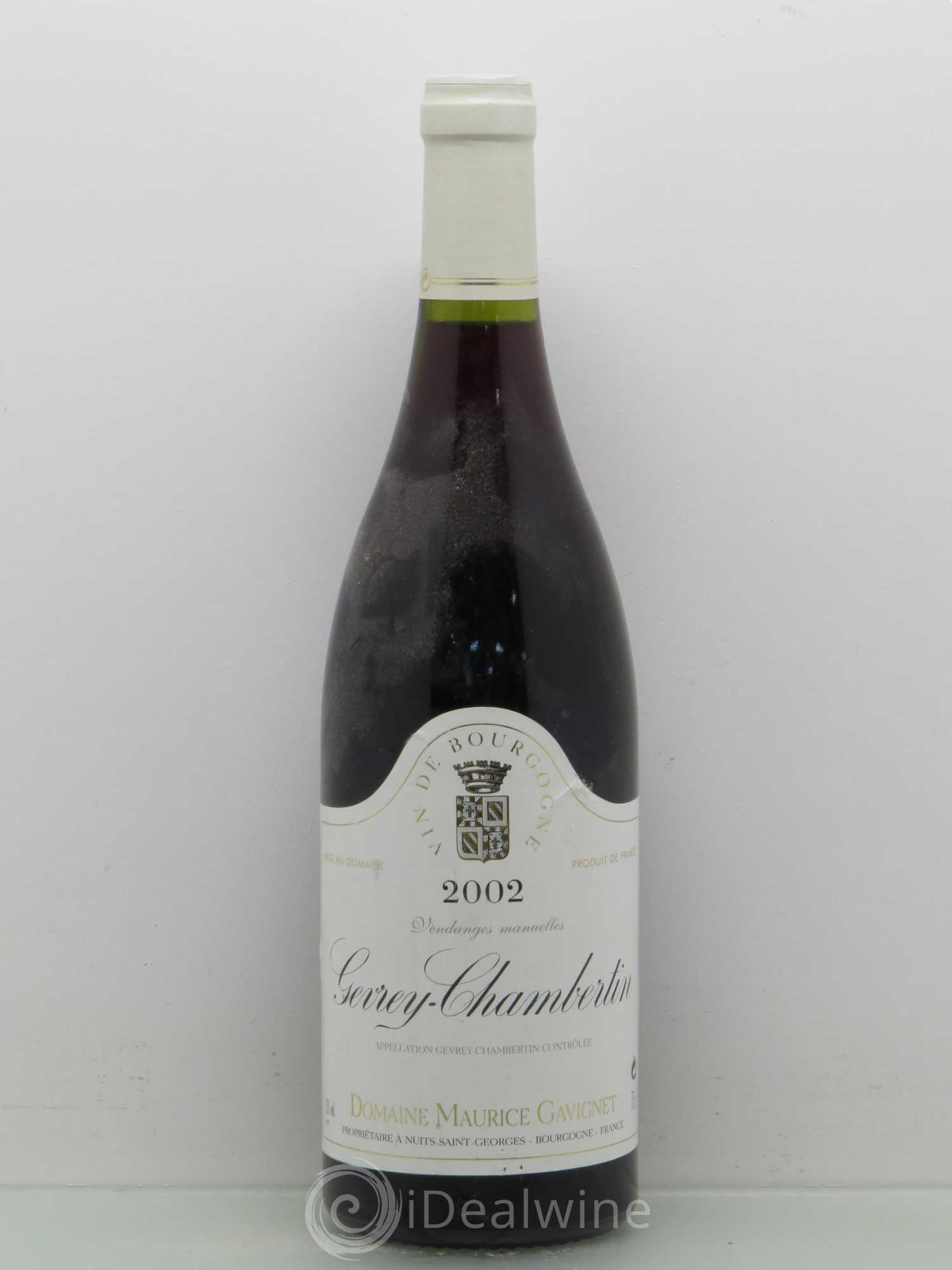 Gevrey-Chambertin Domaine Maurice Gavignet 2002 - Posten von 1 Flasche - 0