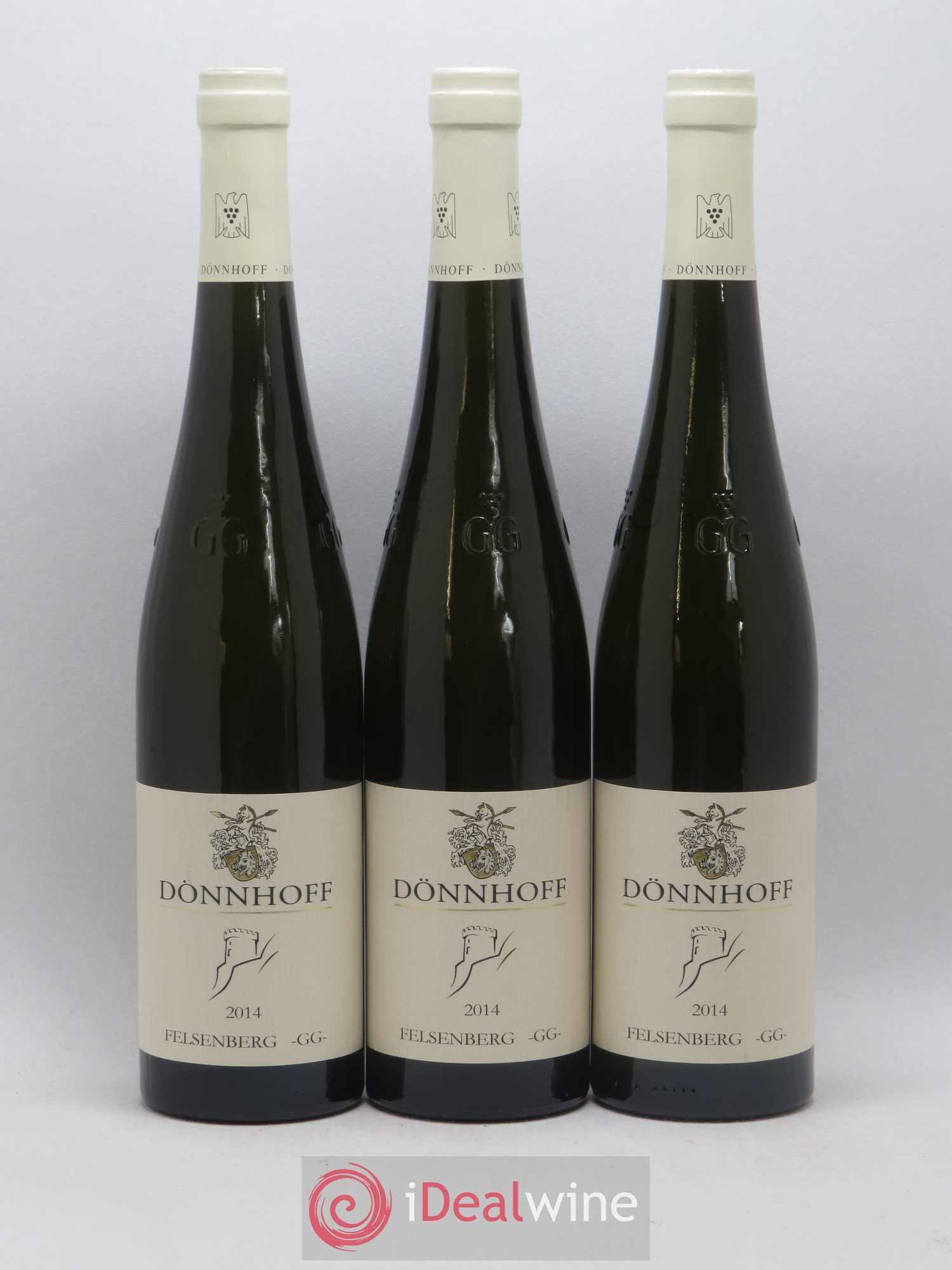 Allemagne Nahe Riesling Trocken Schlossbockelheimer Felsenberg 2014 - Posten von 3 Flaschen - 0