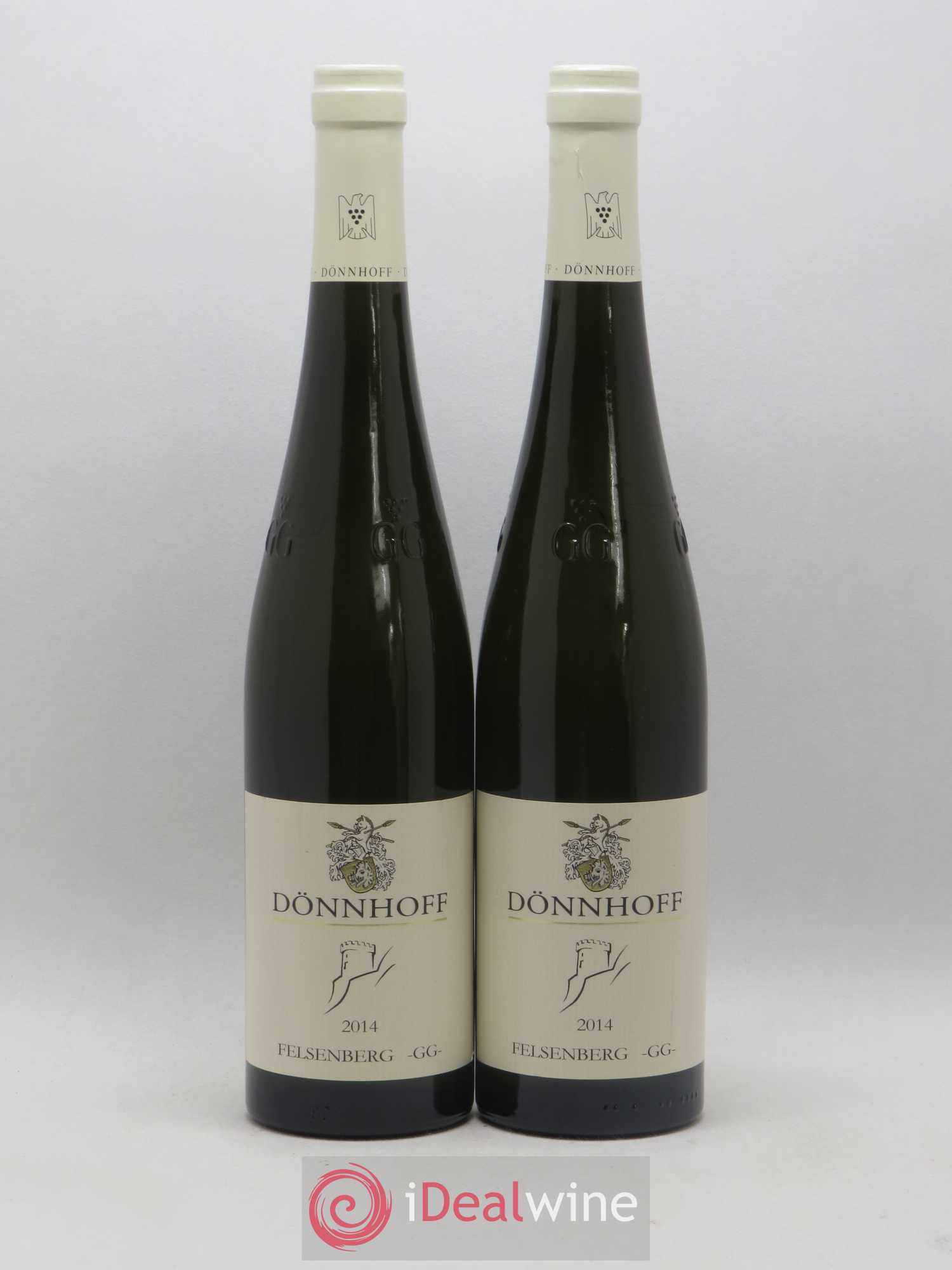 Allemagne Nahe Riesling Trocken Schlossbockelheimer Felsenberg 2014 - Posten von 2 Flaschen - 0