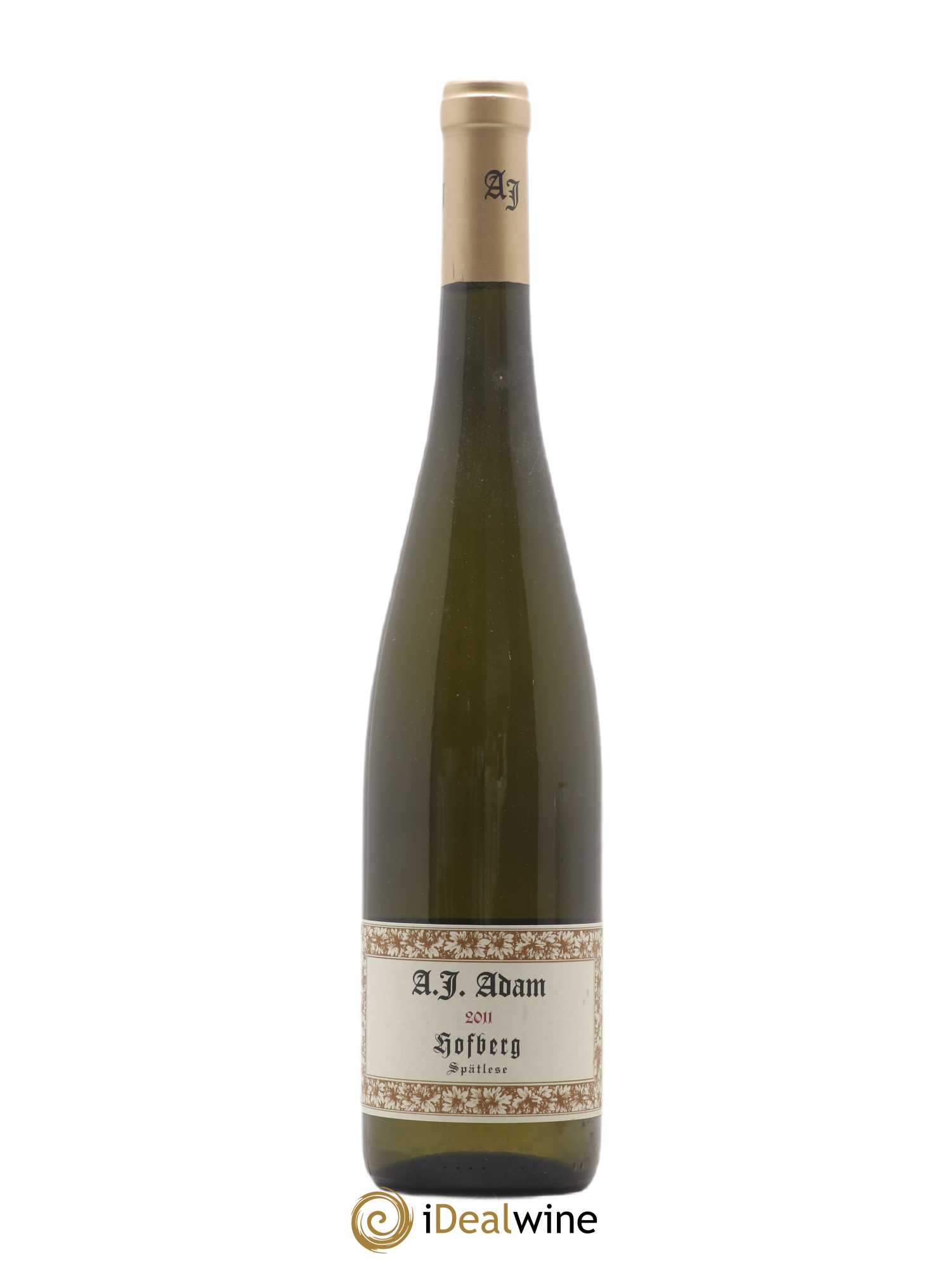 Allemagne Mosel-Saar Riesling Spatlese Ap 05 12 Weingut A.J. Adam Dhroner Hofberg 2011 - Posten von 1 Flasche - 0