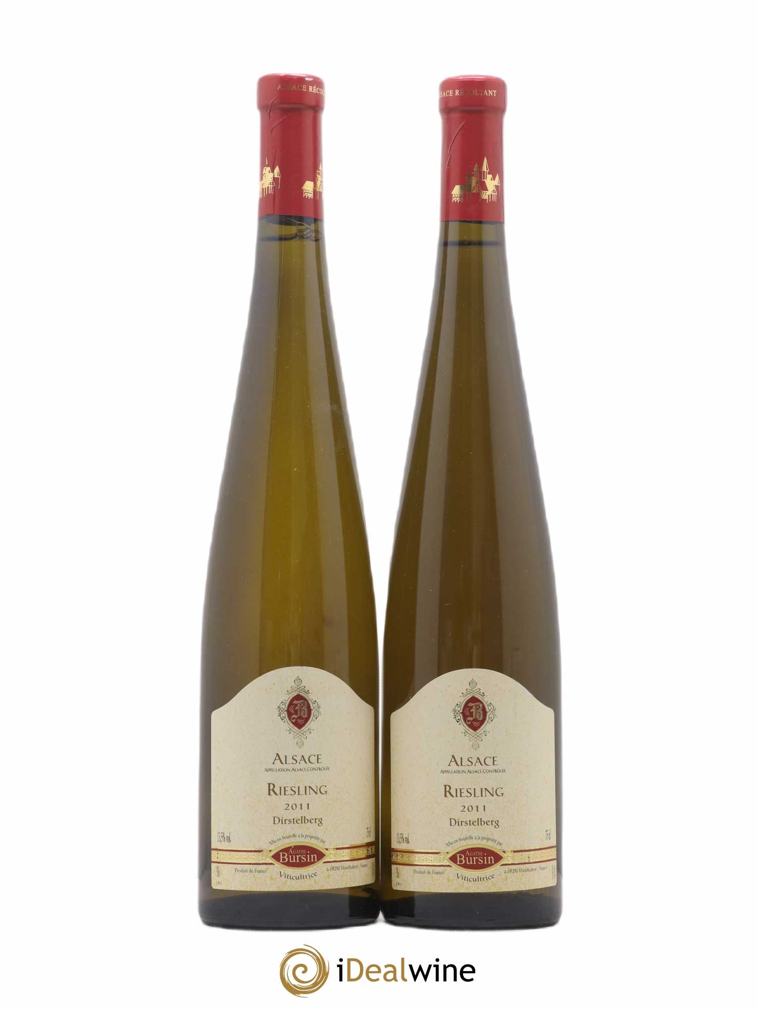 Alsace Riesling Dirstelberg Agathe Bursin 2011 - Lot de 2 bouteilles - 0
