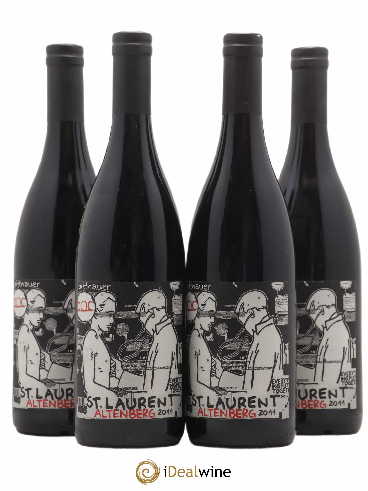 Autriche St Laurent Altenberg Weingut Pittnauer 2011 - Posten von 4 Flaschen - 0