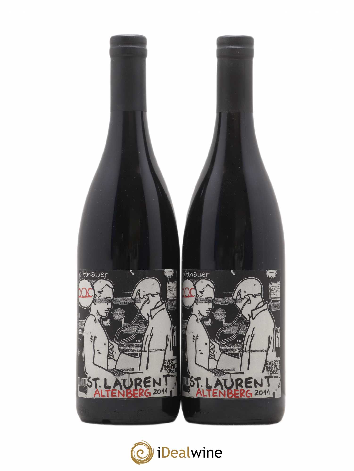 Autriche St Laurent Altenberg Weingut Pittnauer 2011 - Posten von 2 Flaschen - 0