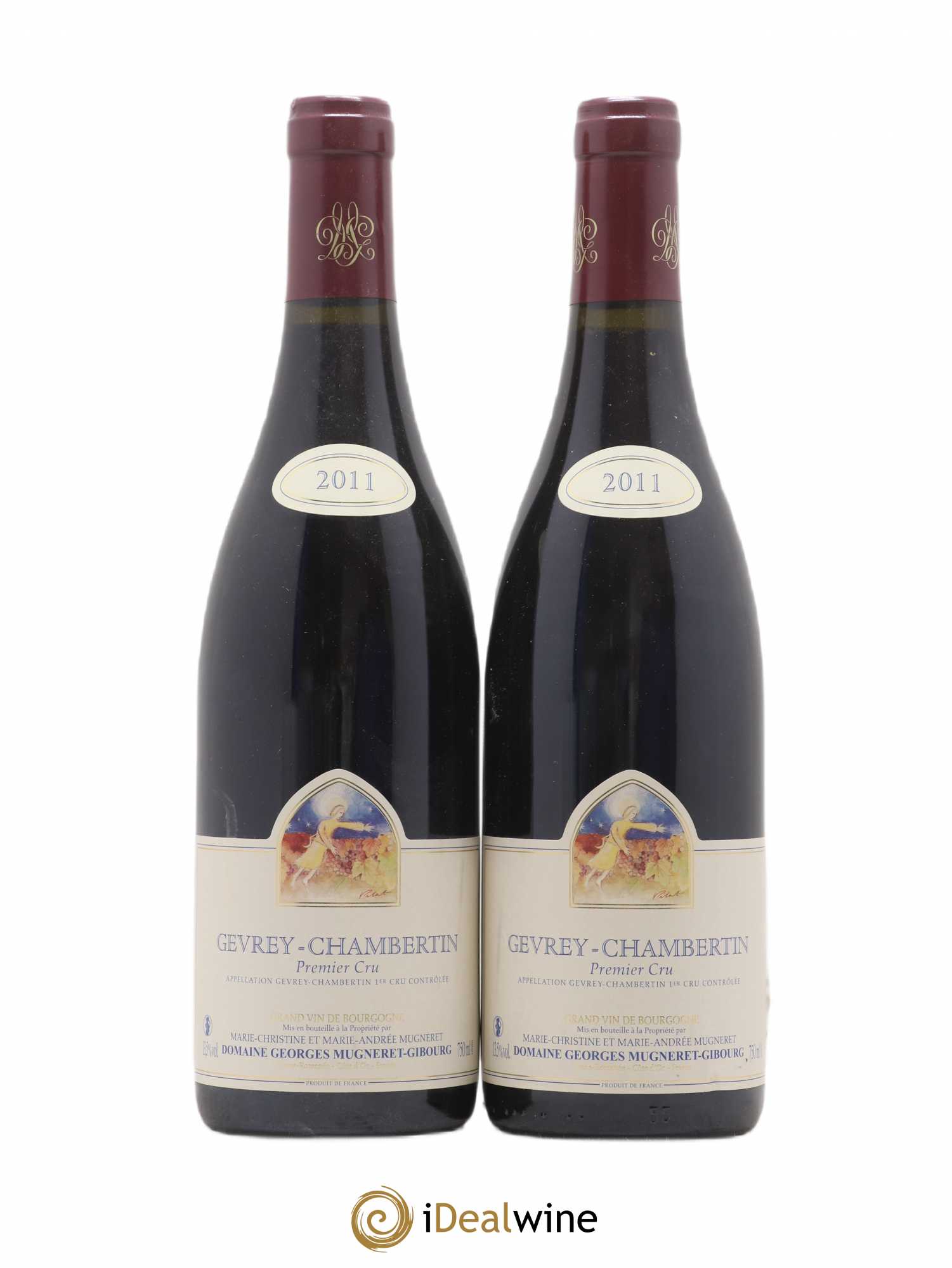 Gevrey-Chambertin 1er Cru Mugneret-Gibourg (Domaine) 2011 - Lot de 2 bouteilles - 0