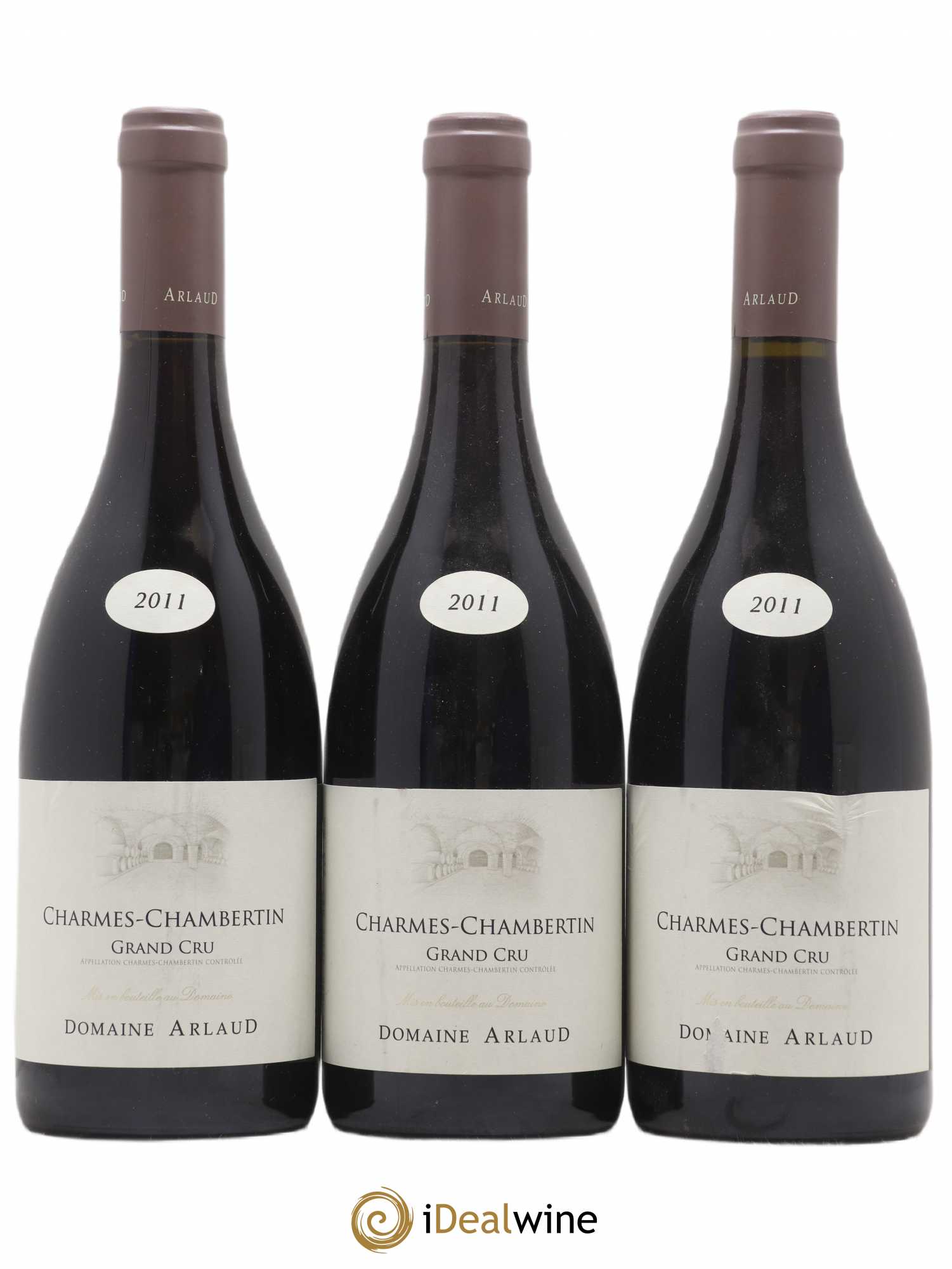 Charmes-Chambertin Grand Cru Arlaud 2011 - Lot de 3 bouteilles - 0