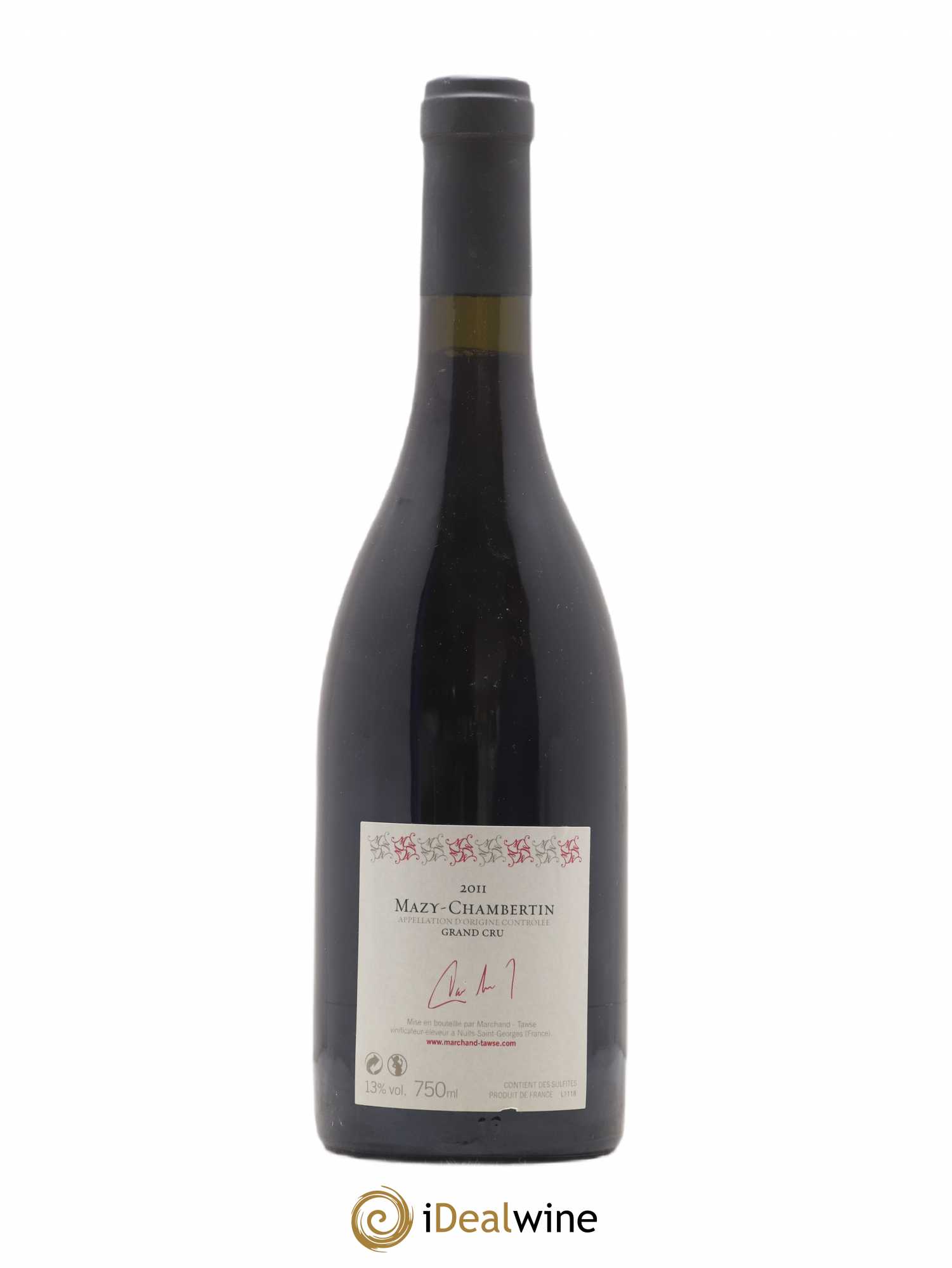 Mazis-Chambertin Grand Cru Domaine Marchand Tawse 2011 - Lot de 1 bouteille - 1