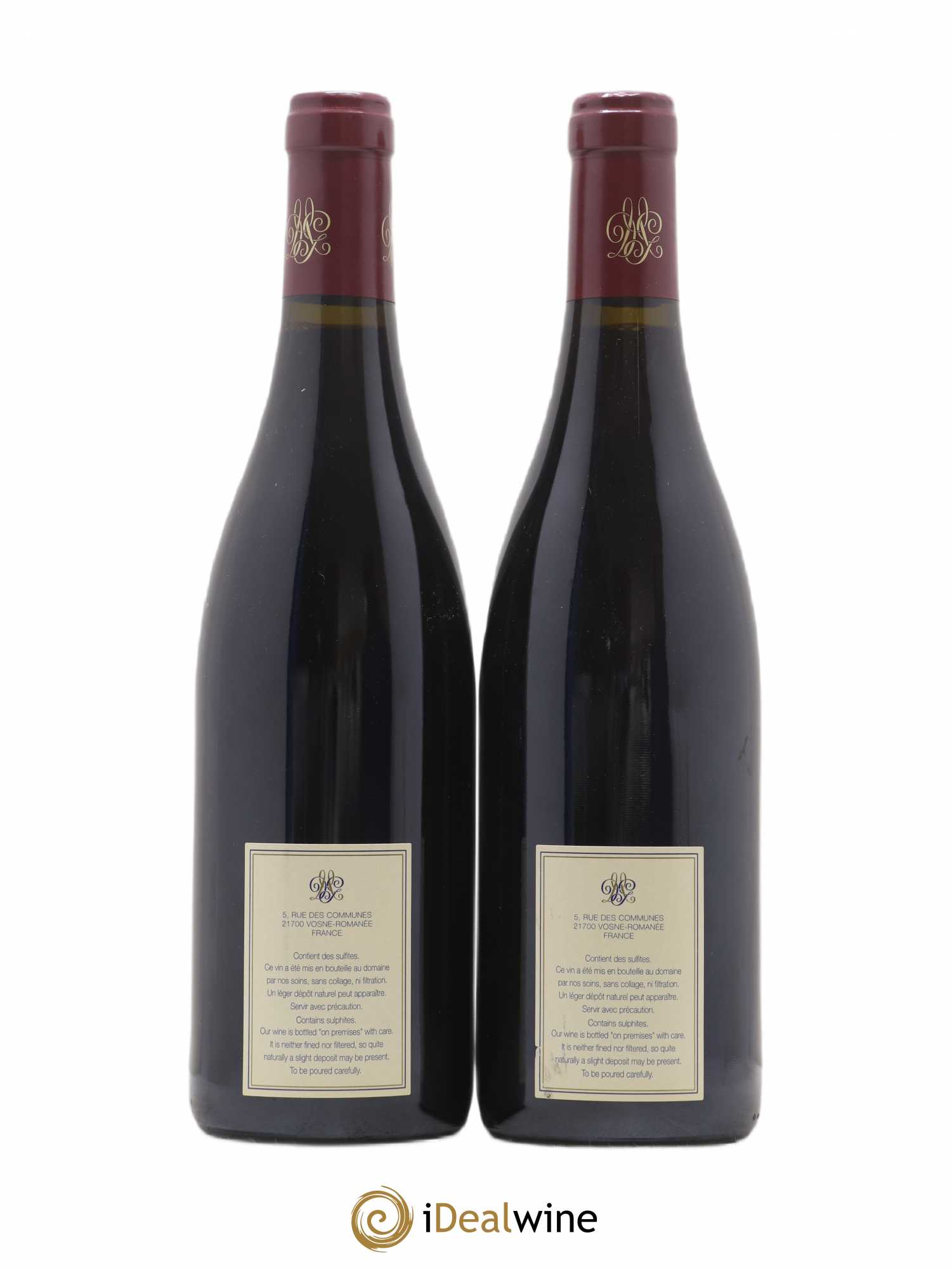 Nuits-Saint-Georges 1er Cru Les Vignes Rondes Mugneret-Gibourg (Domaine) 2011 - Lot de 2 bouteilles - 1