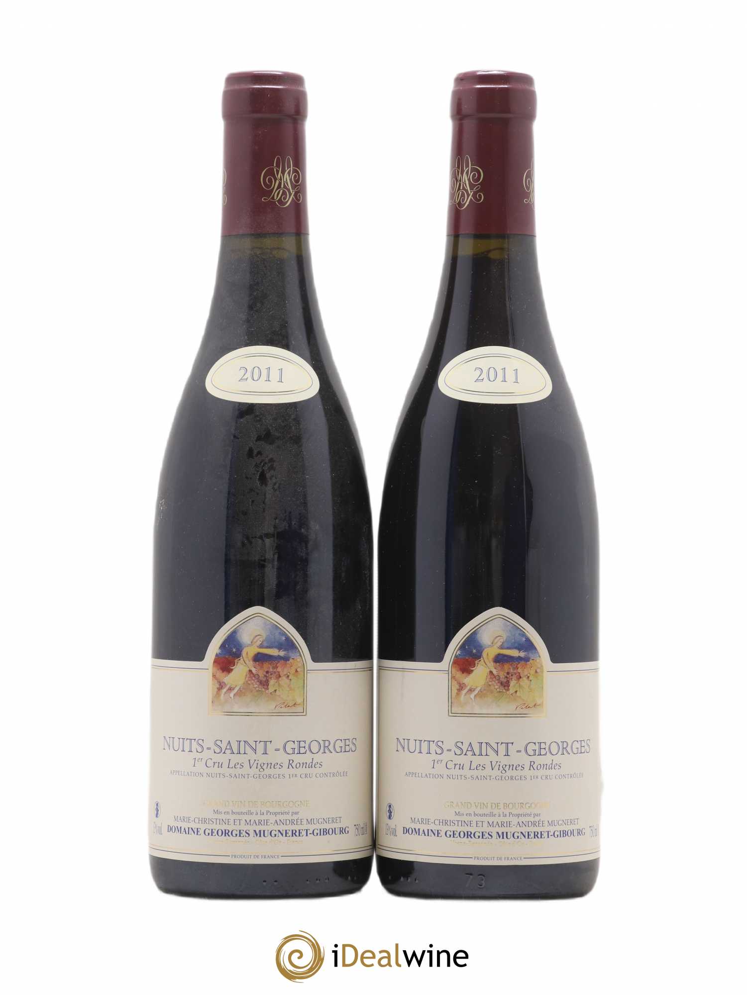 Nuits-Saint-Georges 1er Cru Les Vignes Rondes Mugneret-Gibourg (Domaine) 2011 - Lot de 2 bouteilles - 0
