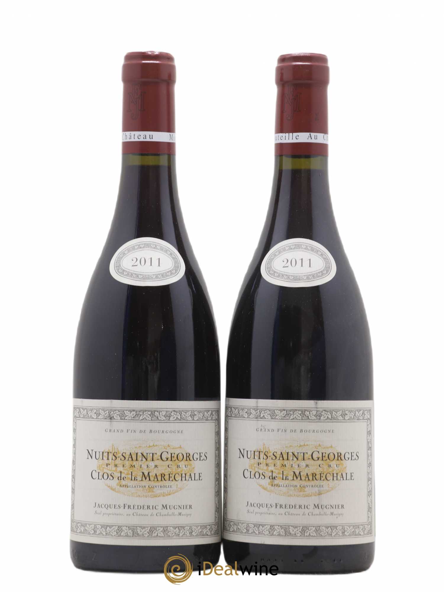 Nuits-Saint-Georges 1er Cru Clos de La Maréchale Jacques-Frédéric Mugnier 2011 - Lot de 2 bouteilles - 0