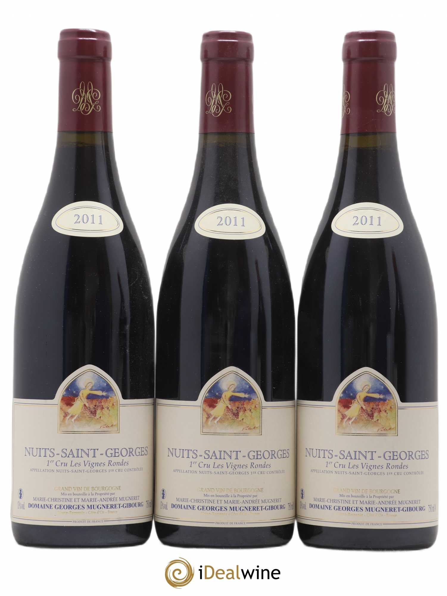 Nuits-Saint-Georges 1er Cru Les Vignes Rondes Mugneret-Gibourg (Domaine) 2011 - Lot de 3 bouteilles - 0