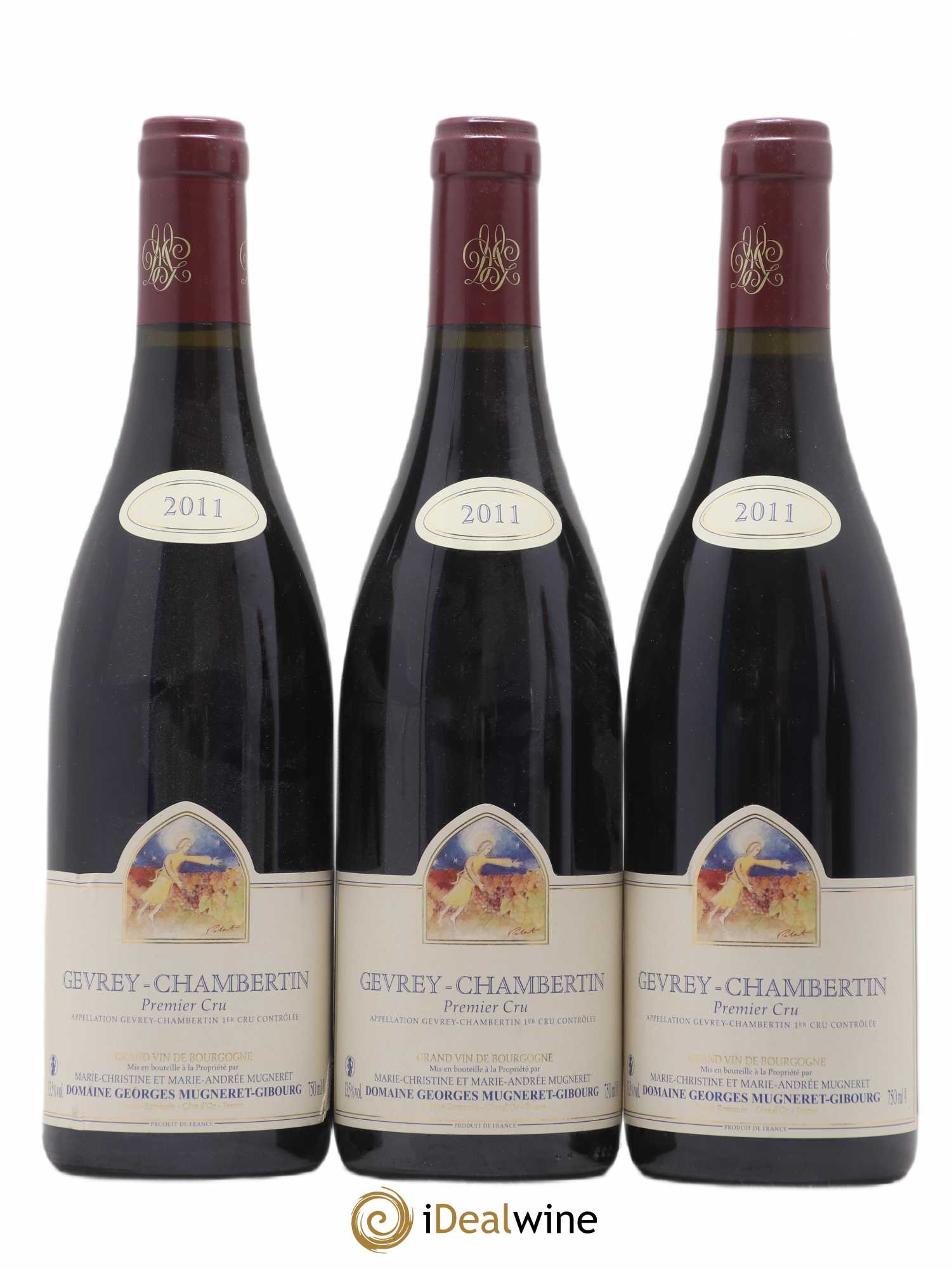 Gevrey-Chambertin 1er Cru Mugneret-Gibourg (Domaine) 2011 - Lot de 3 bouteilles - 0