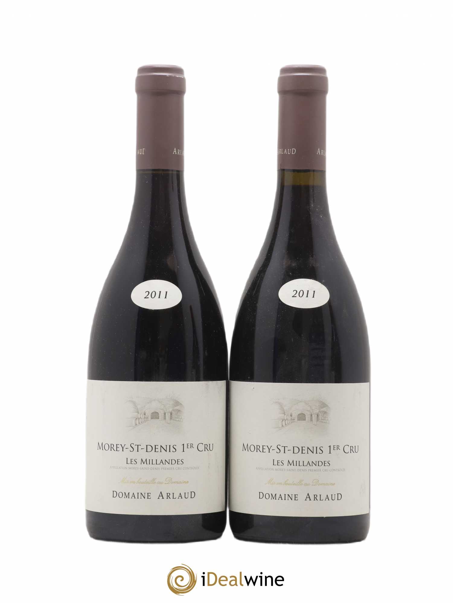 Morey-Saint-Denis 1er Cru Les Millandes Arlaud 2011 - Lot de 2 bouteilles - 0