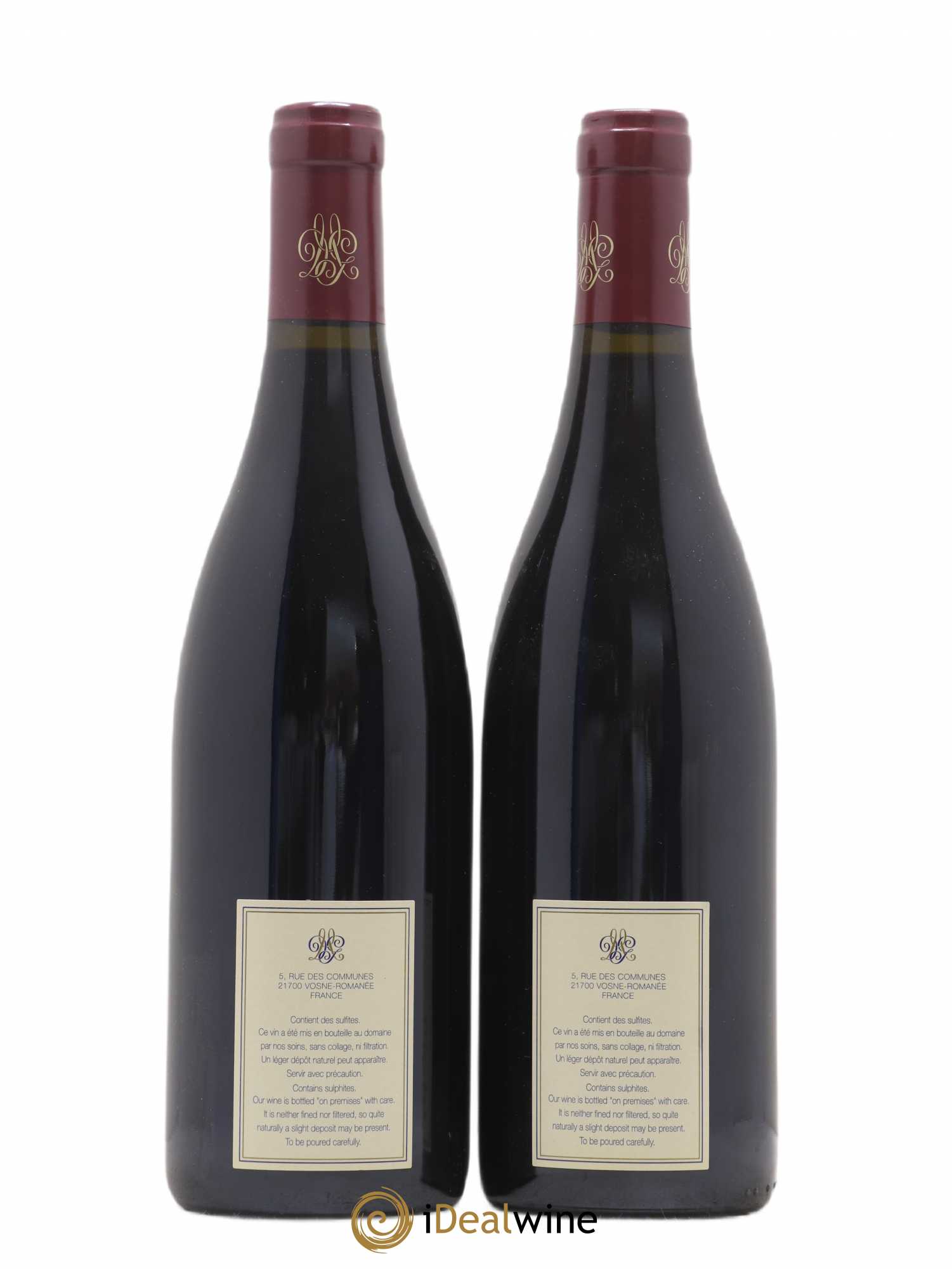 Nuits-Saint-Georges 1er Cru Les Chaignots Mugneret-Gibourg (Domaine) 2011 - Lot de 2 bouteilles - 1