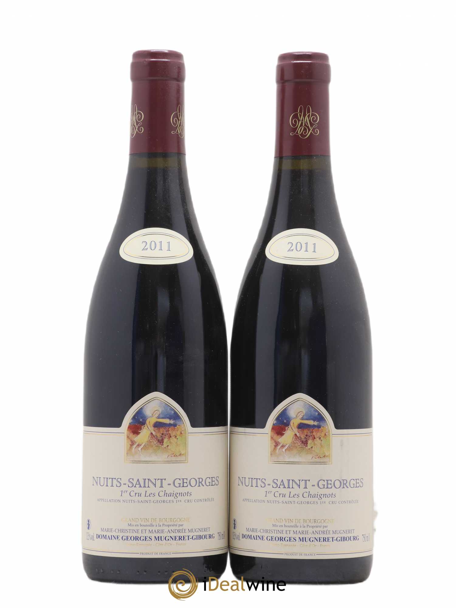 Nuits-Saint-Georges 1er Cru Les Chaignots Mugneret-Gibourg (Domaine) 2011 - Lot de 2 bouteilles - 0