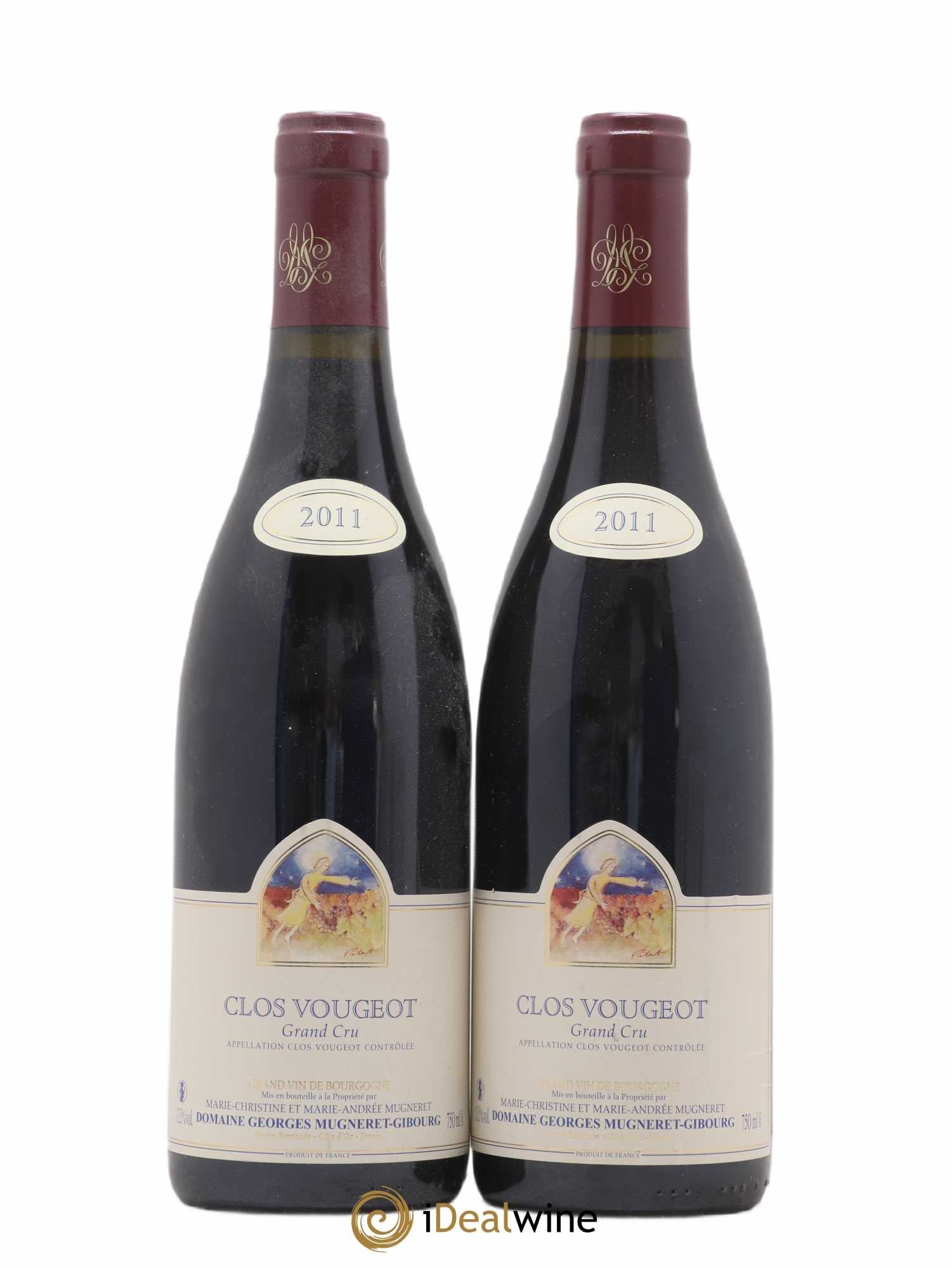 Clos de Vougeot Grand Cru Mugneret-Gibourg (Domaine) 2011 - Lot de 2 bouteilles - 0