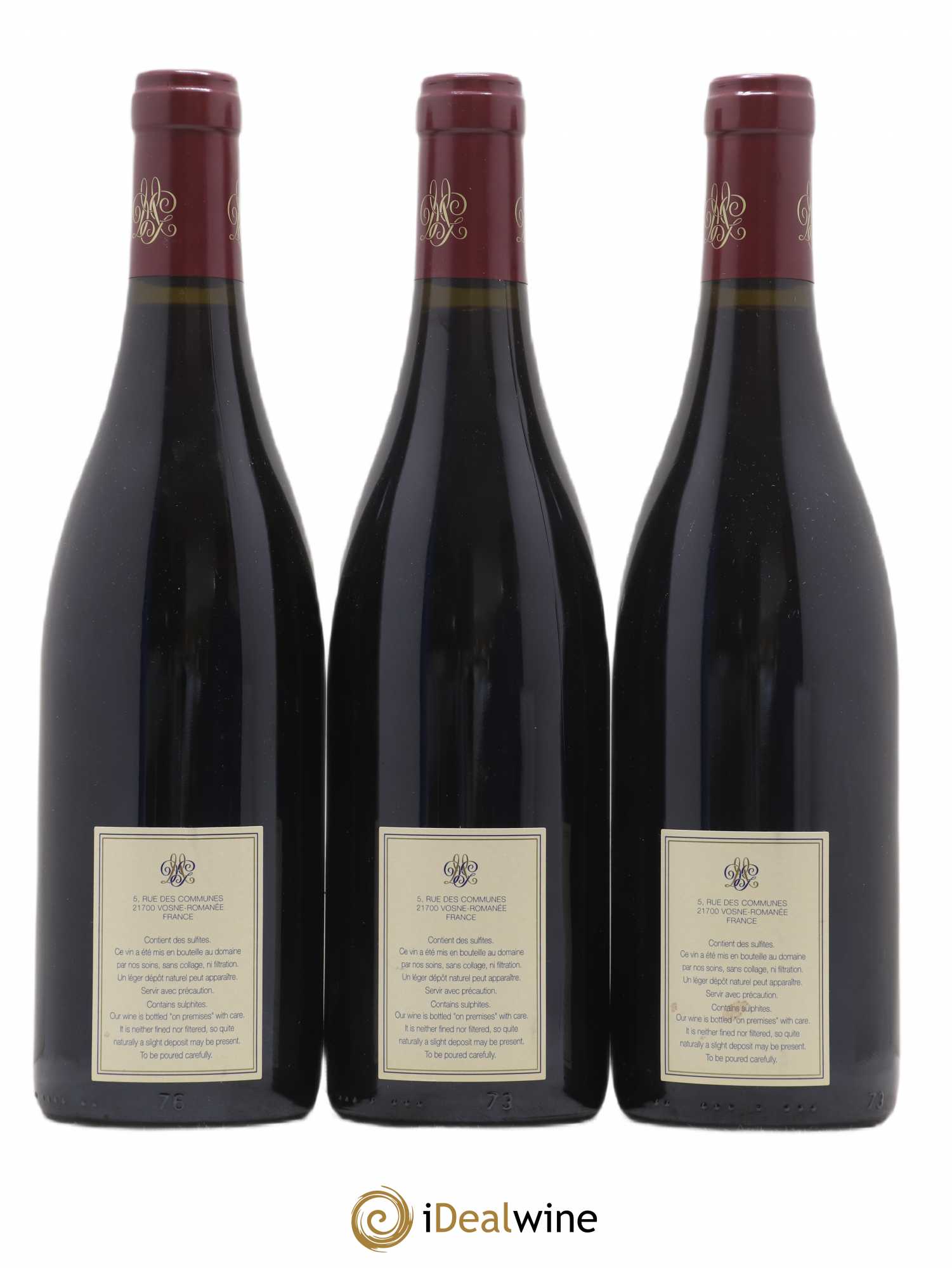 Chambolle-Musigny 1er Cru Les Feusselottes Mugneret-Gibourg (Domaine) 2011 - Lot de 3 bouteilles - 1
