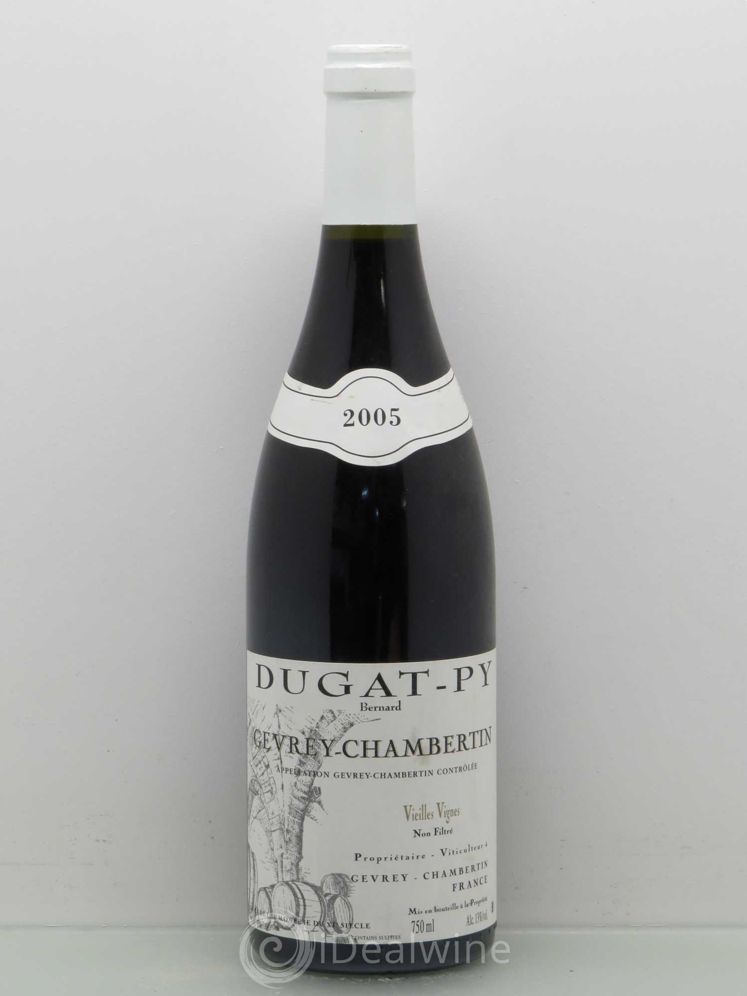 Gevrey-Chambertin Vieilles Vignes Dugat-Py 2005 - Lot de 1 bouteille - 0