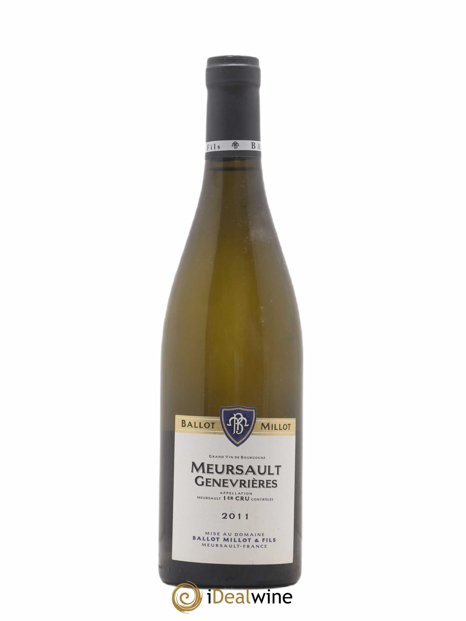 Meursault 1er Cru Genevrières Ballot Millot 2011 - Lot de 1 bouteille - 0
